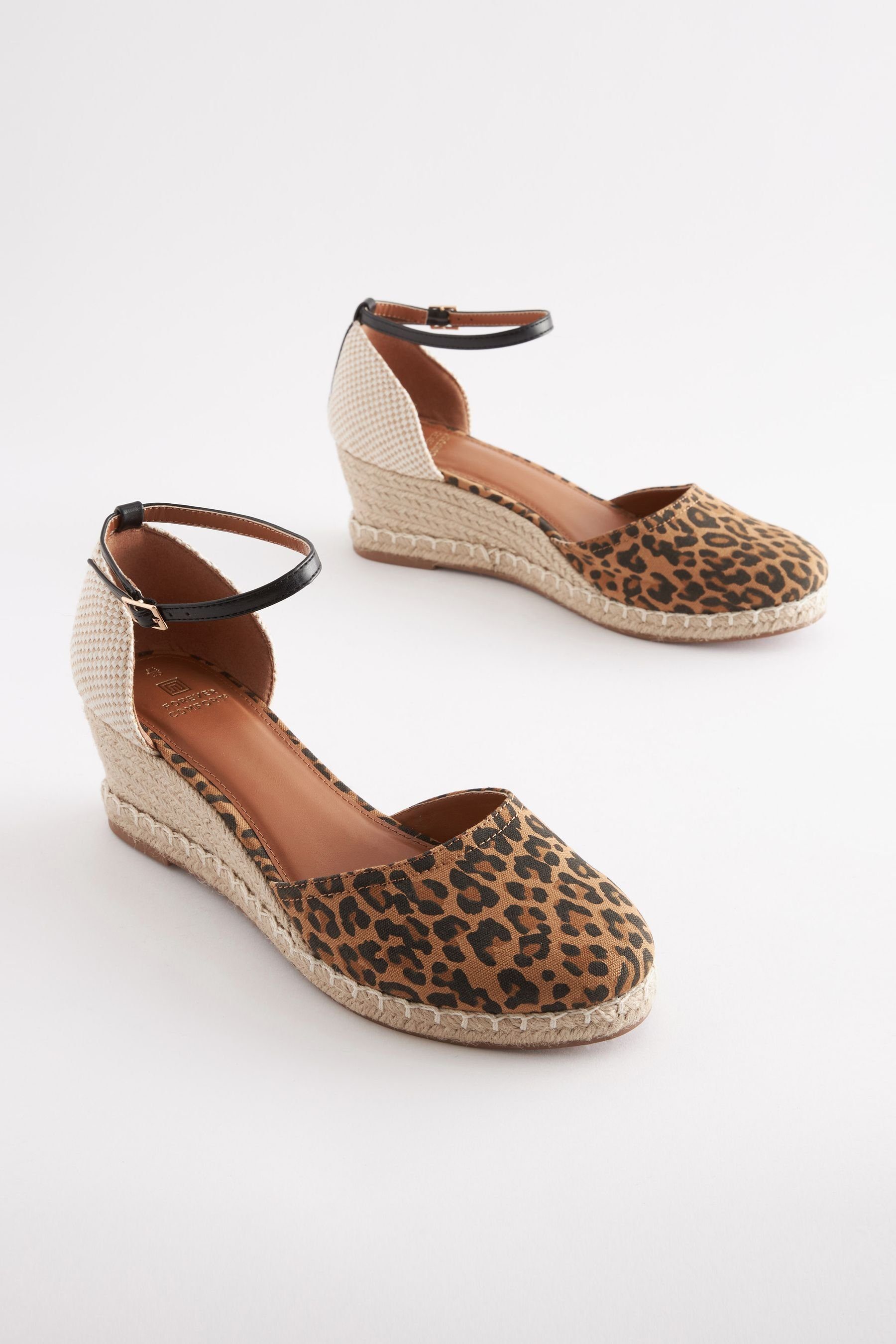 Keilabsatzschuhe Next geschlossene Animal (1-tlg) Print Keilpumps Forever Comfort®