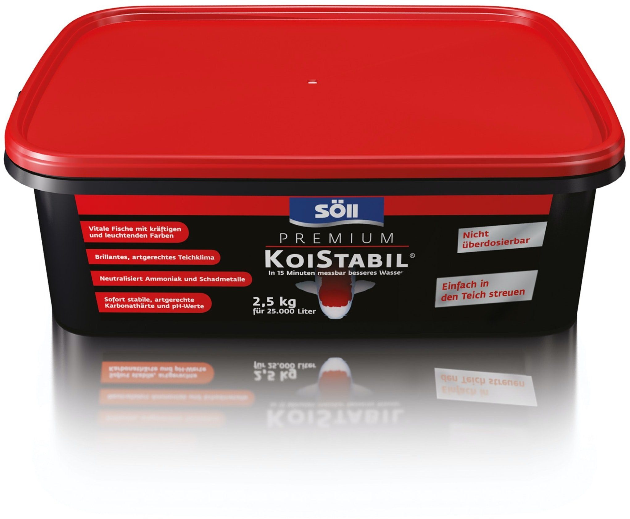 Teichpflege Söll Teichpflege 2,5 Kg Premium KoiStabil Wasseroptimierer für 25 Qbm
