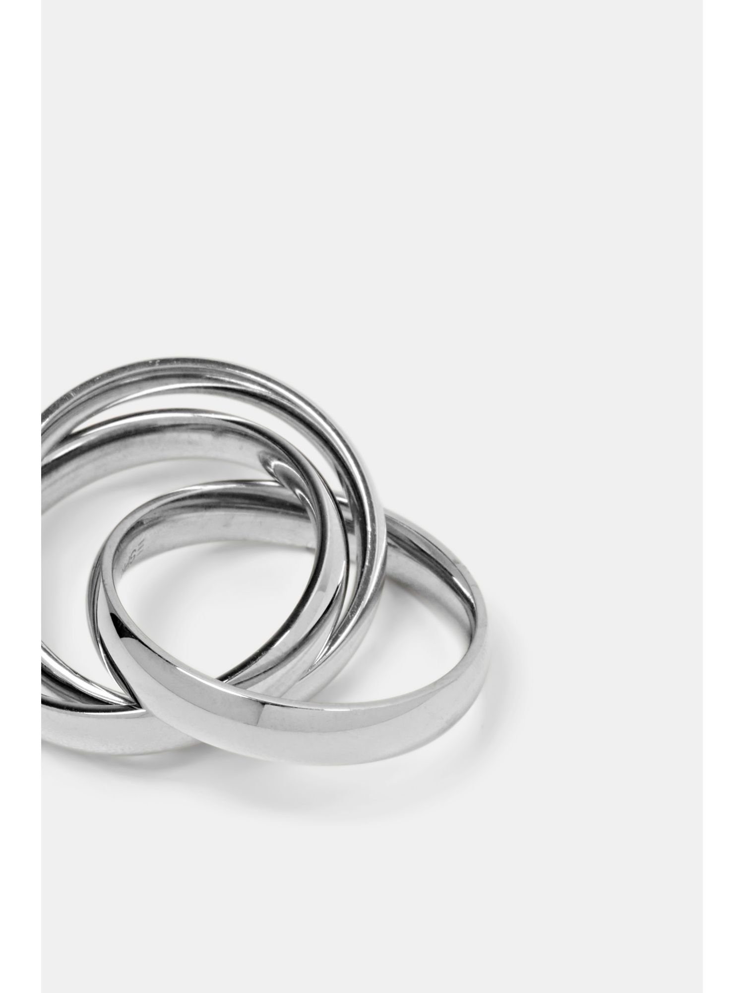 Silberring Edelstahl Trio-Ring aus Esprit