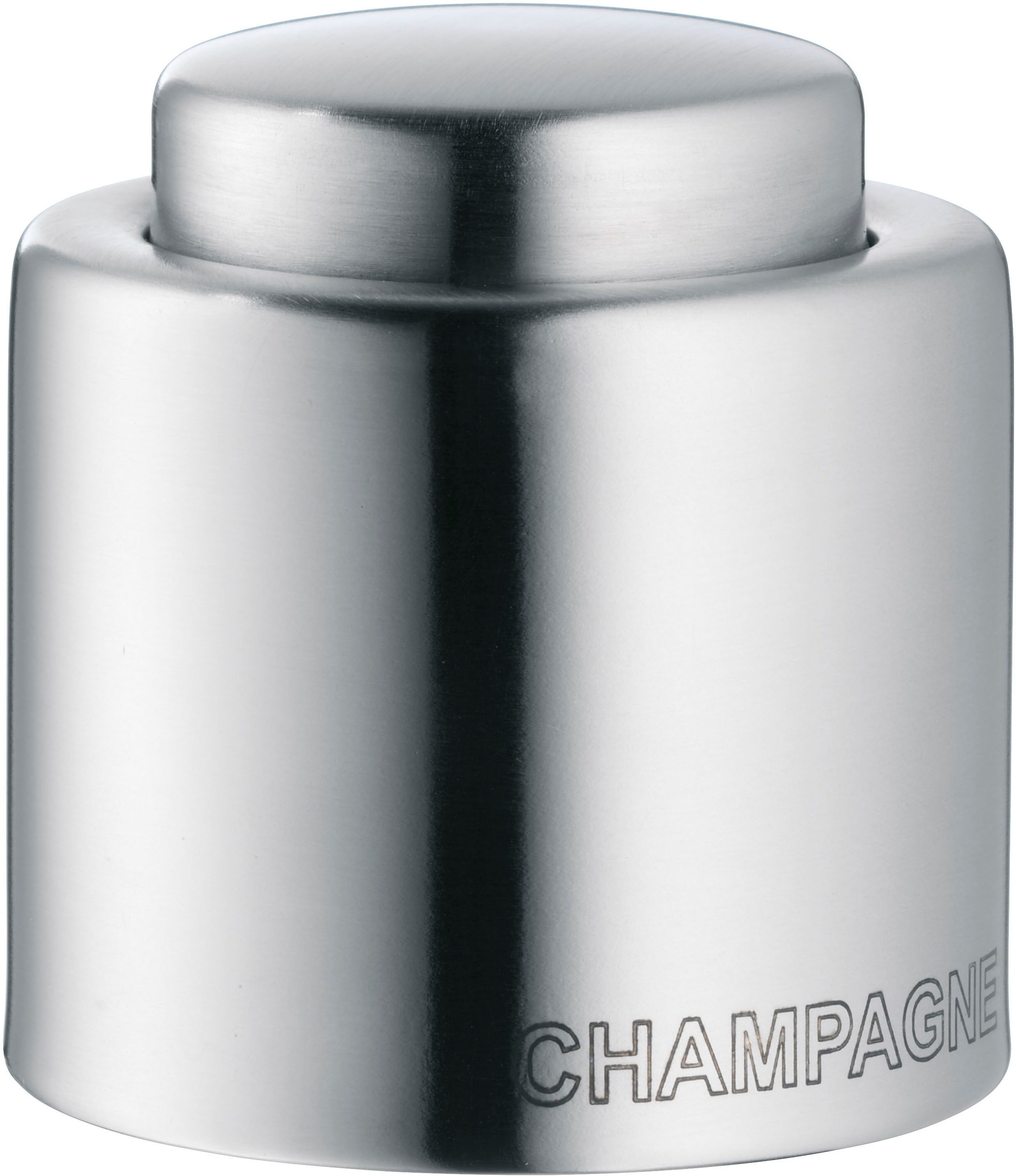 WMF Flaschenverschluss Clever & More, (1-tlg), Cromargan Edelstahl Rostfrei 18/10, luftdicht, auslaufsicher