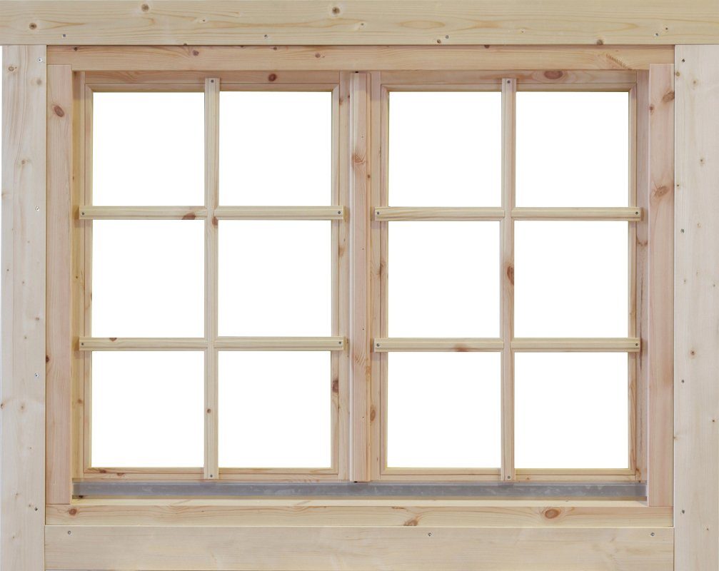 Wolff Fenster Alina 70, mit 129,0x99,6 BxH: cm abschraubbaren Sprossen