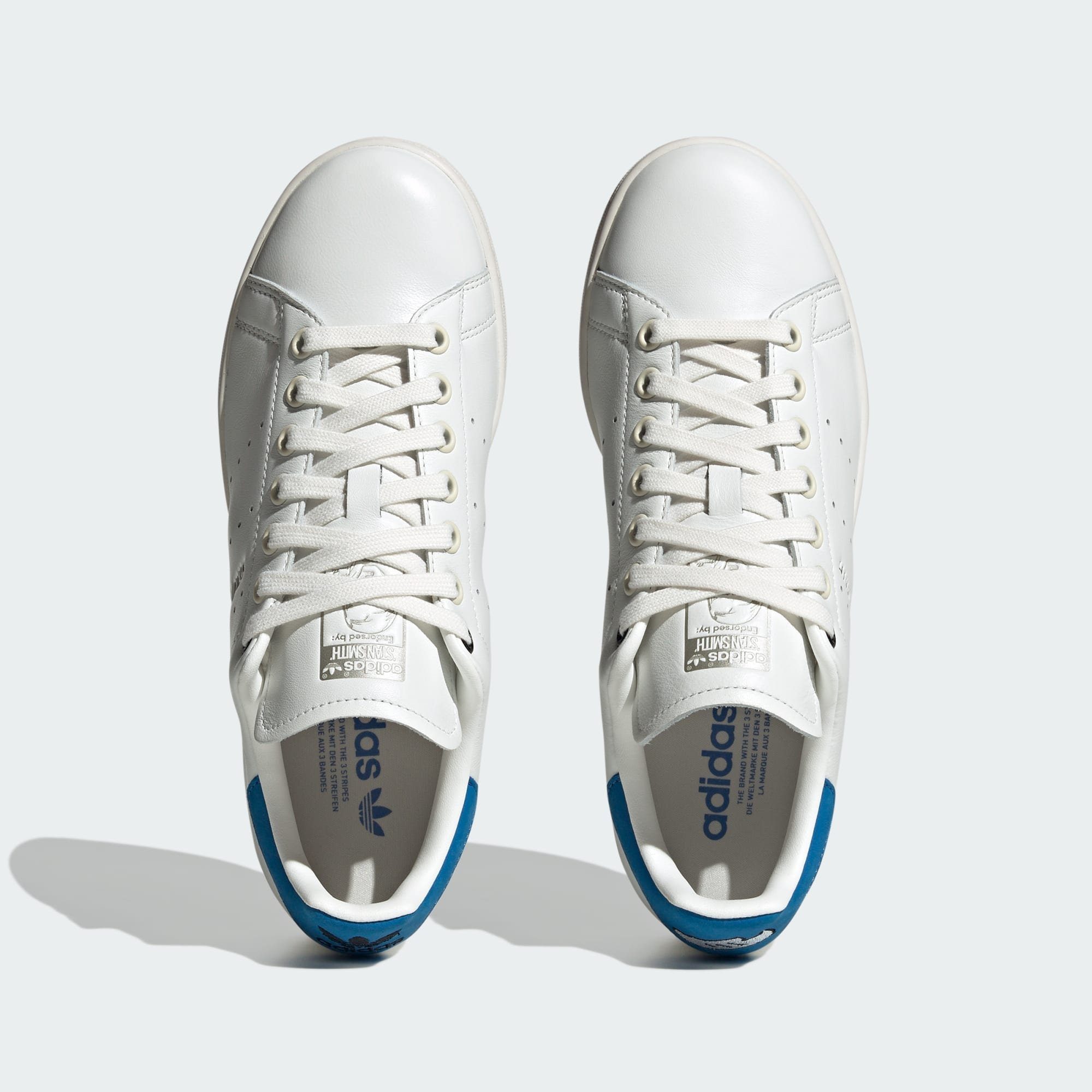 adidas Originals SMITH White Core SCHUH Sneaker Blue / STAN Black / Core Bird