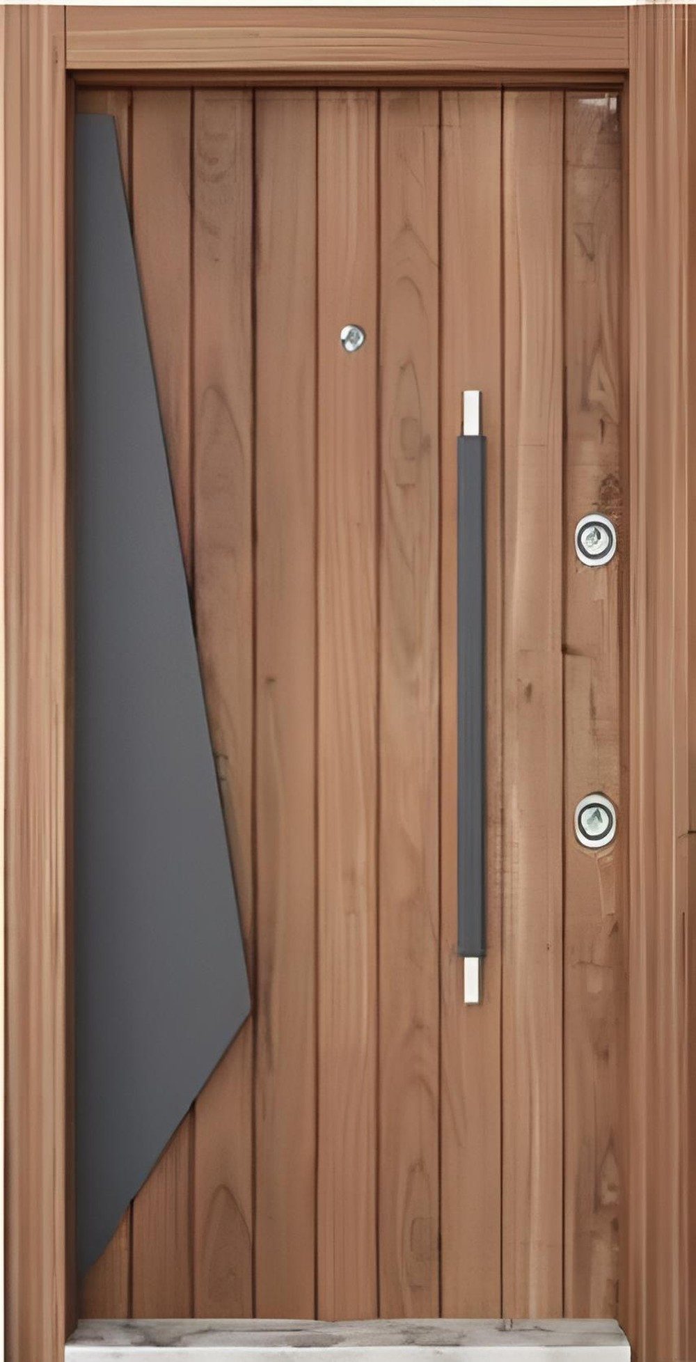 JVmoebel Haustür Braune Wohnungstüren Designer Hoteltüren Schloßtüren, Made in Europa