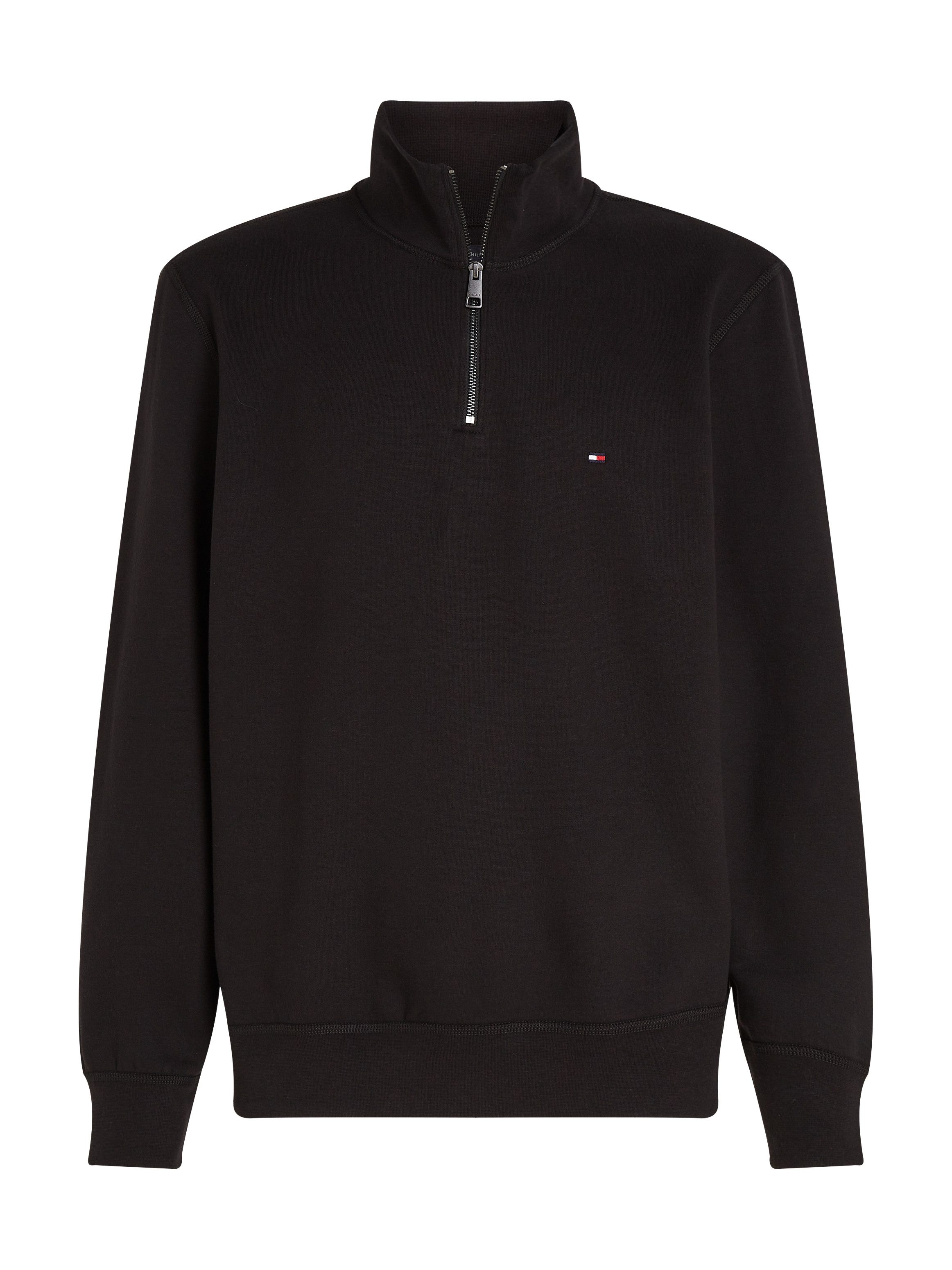 Tommy Hilfiger Sweatshirt ESSENTIAL FLEECE 1/4 ZIP mit Stehkragen – Bild 4 von 5
