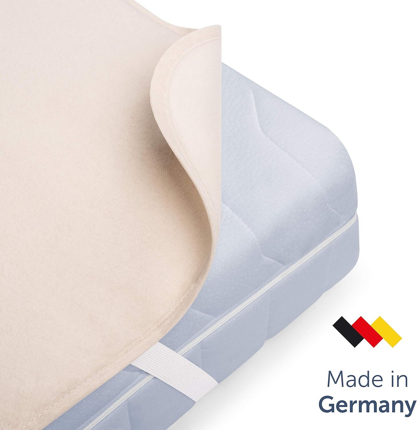 Matratzenschoner Blumtal Molton Atmungsaktive Premium Matratzenauflage Blumtal, 100% Baumwolle, Zertifizierte Qualität