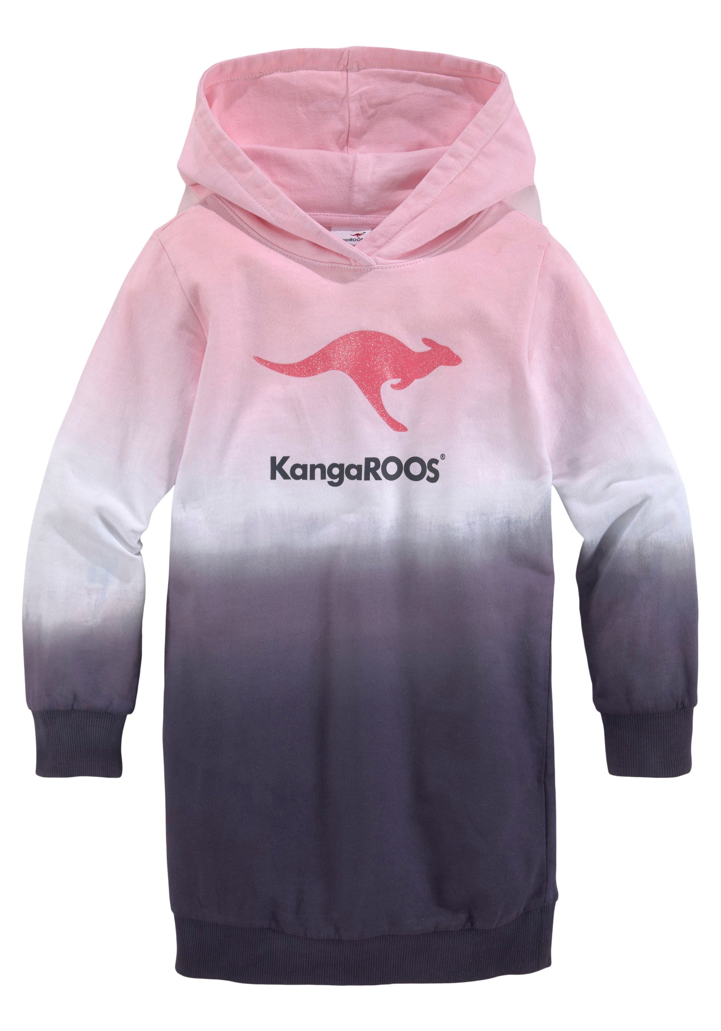 Sweatkleid modischen KangaROOS im Farbverlauf