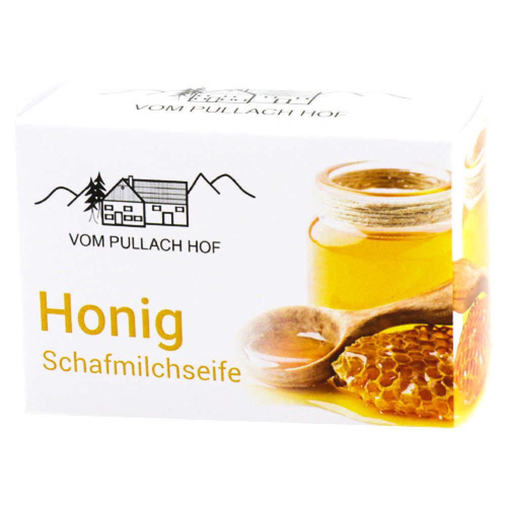 vom Pullach Hof Handseife Pullach Hof Seife Honig Schafmilchseife 100g, 1-tlg.
