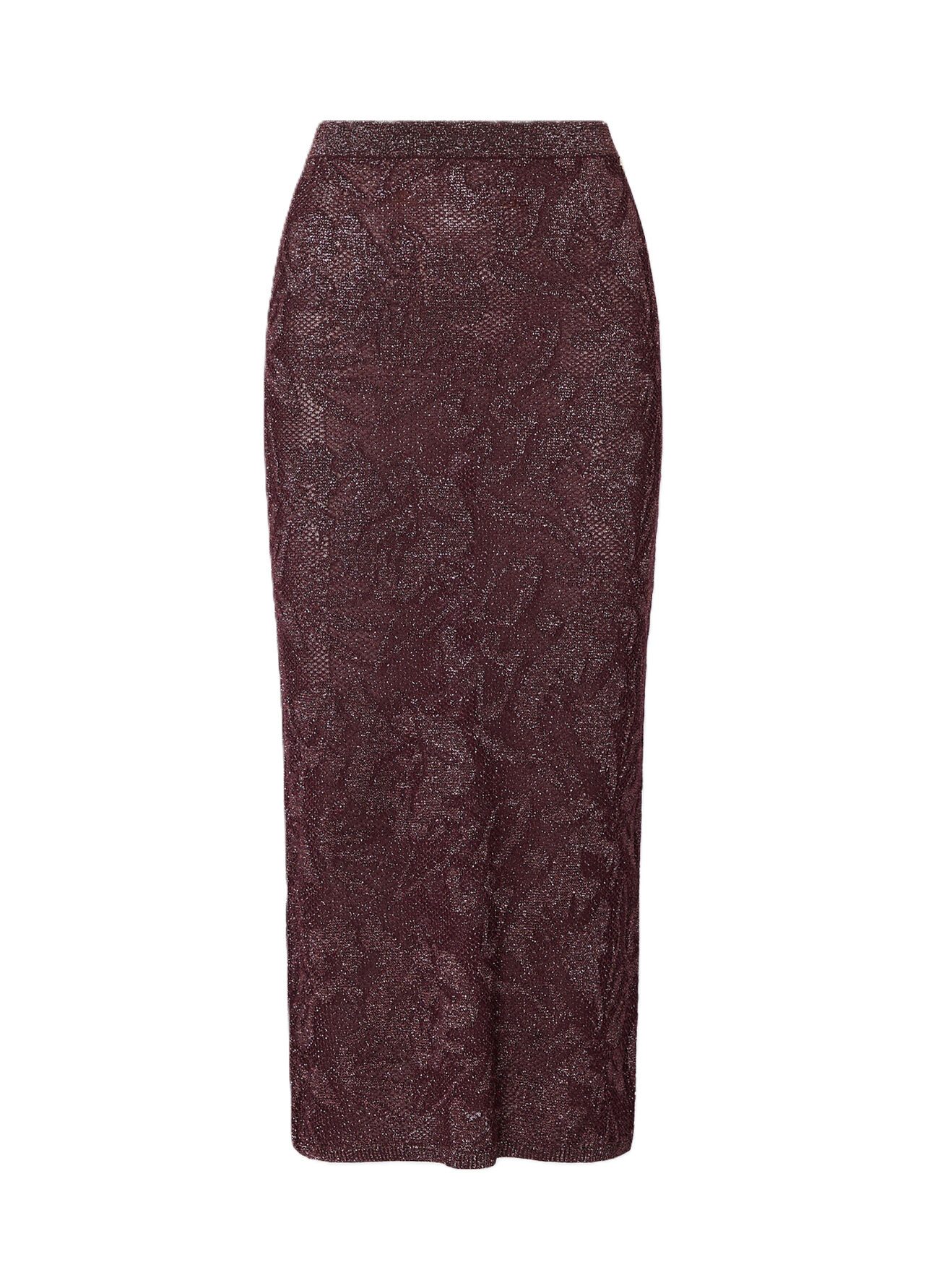Liu Jo Strickrock KNIT LONGUETTE LAMÉ PUNTO PIZZ - Damen Midirock