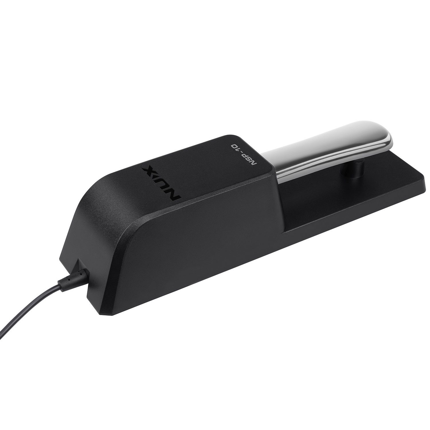 Nux Musikinstrumentenpedal Nux Sustain Pedal NSP-10 für Keyboards und E-Piano mit Kopfhörer, (Digital, 1-tlg., Sustain Pedal), Vorteils-Set mit Kopfhörer