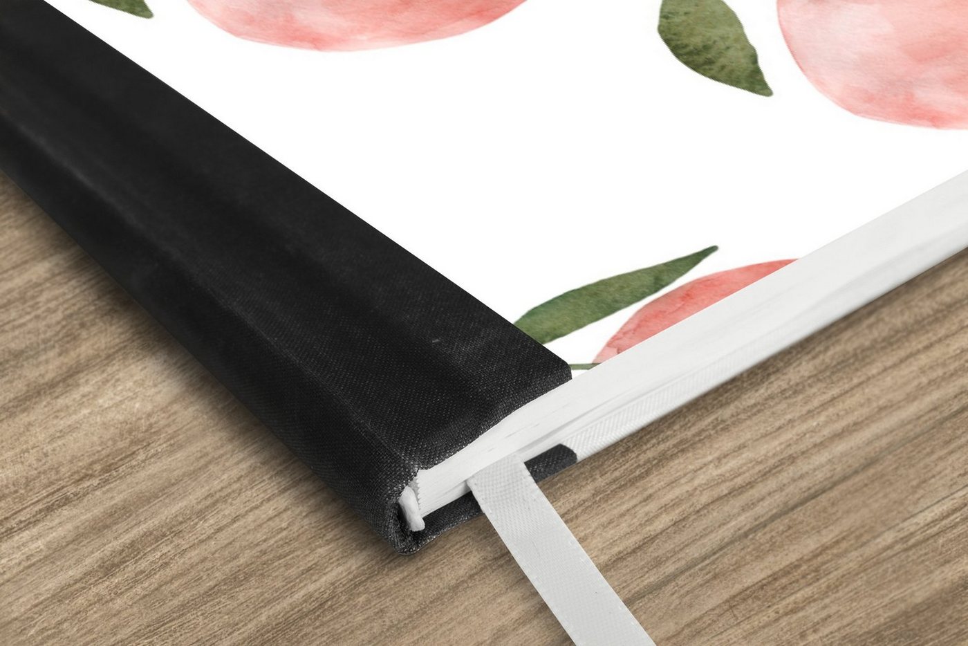 Thumbnail - MuchoWow Notizbuch Obst - Äpfel - Weiß, Notebook, Notizblock a5, Tagebuch, Journal Liniert