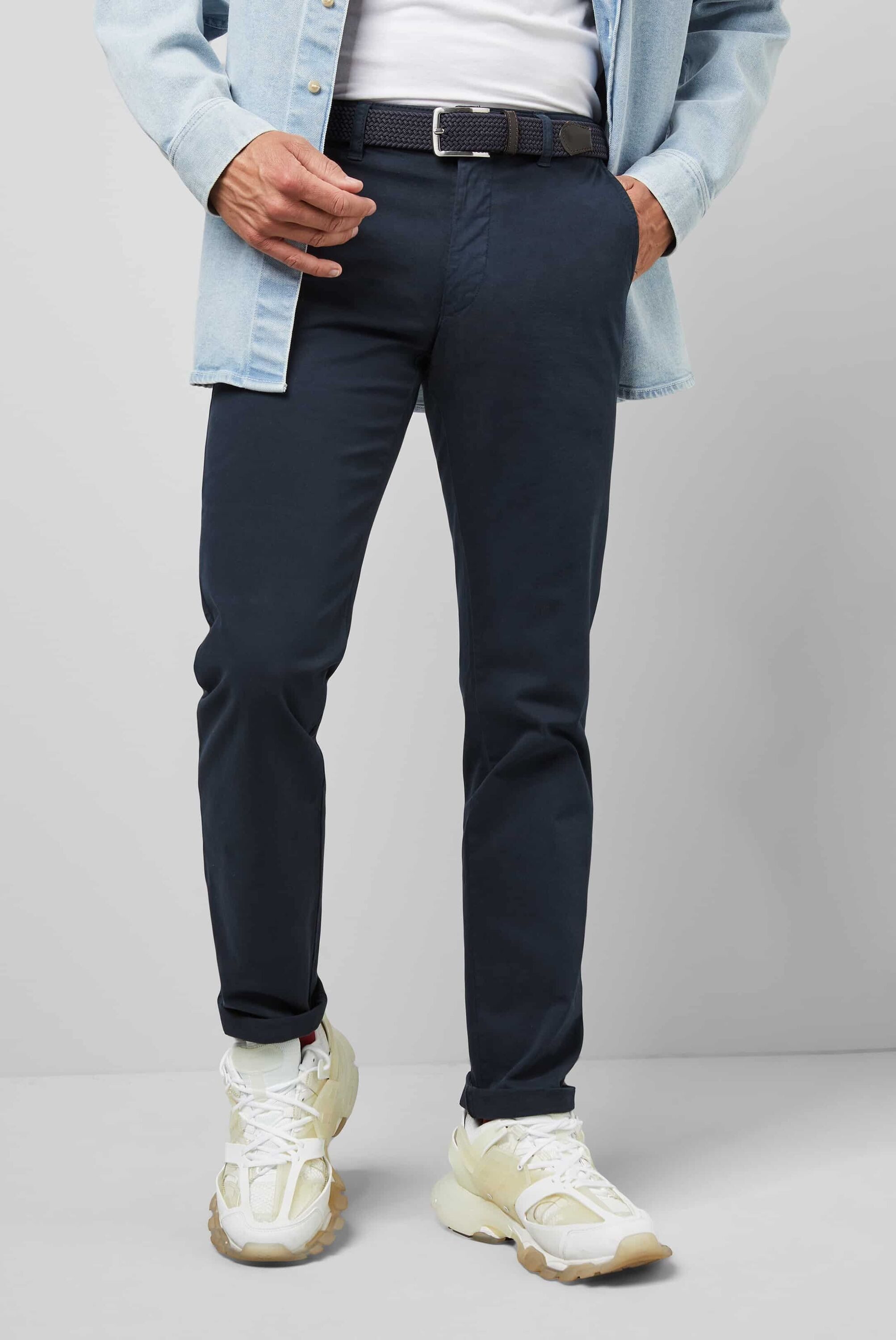 MEYER Chinos "M5 Chino" im unifarbenen Design günstig online kaufen