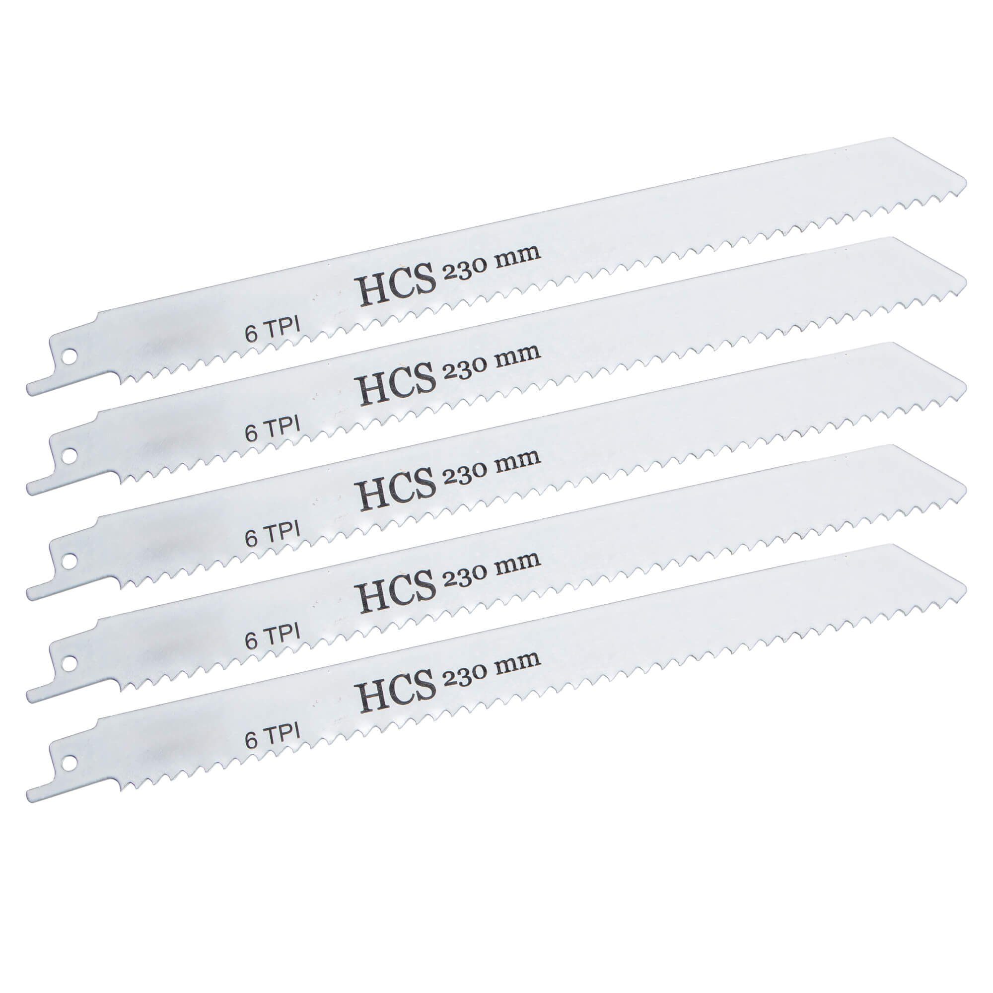 CMC Säbelsägeblatt Sägeblätter Säbelsägeblätter 230mm für Holz, Kunststoff (5 (5-St), 5 HCS Säbelsägen Sägeblätter von CMC