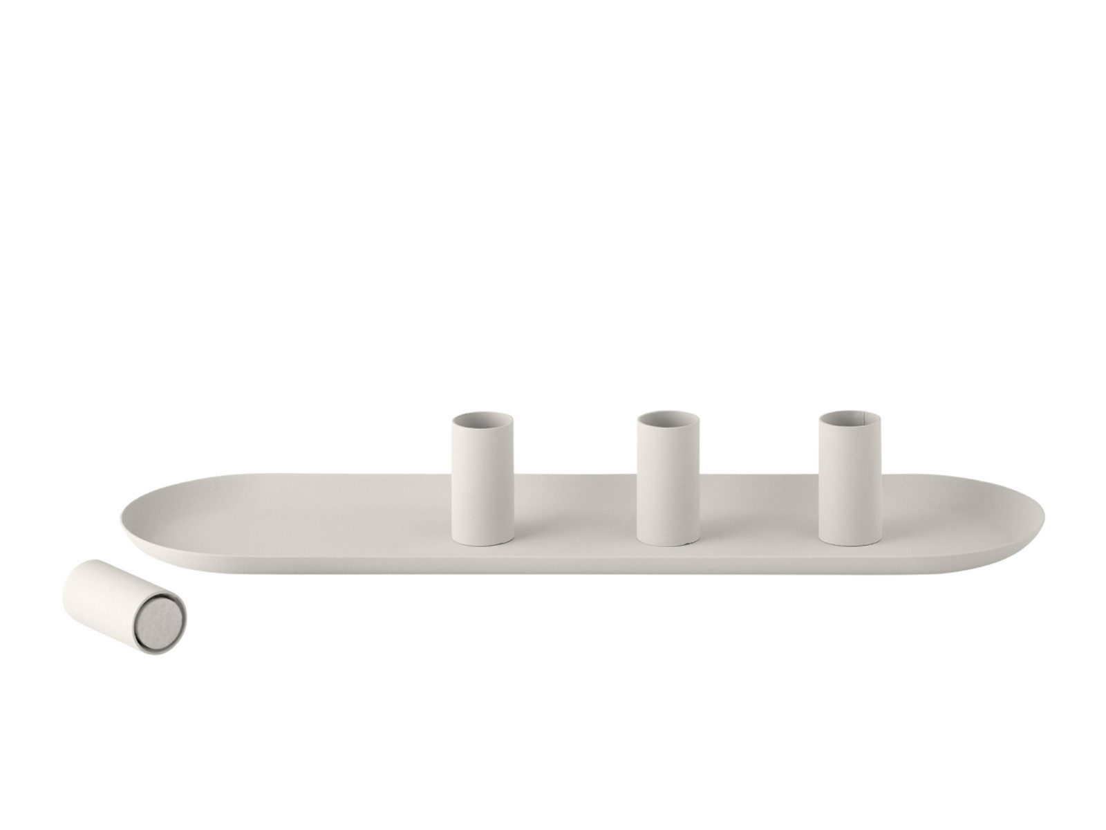 blomus Kerzenhalter LOHA Kerzenhalter oval moonbeam 37cm