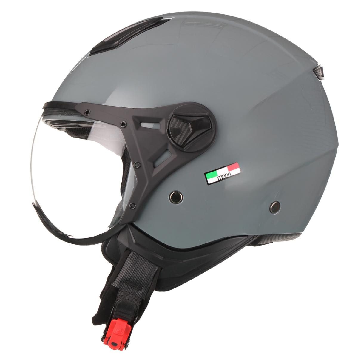 Vito Helmets Motorradhelm VITO MODA, Jethelm, Pilothelm, Rollerhelm, viele Farben, kurzes Visier