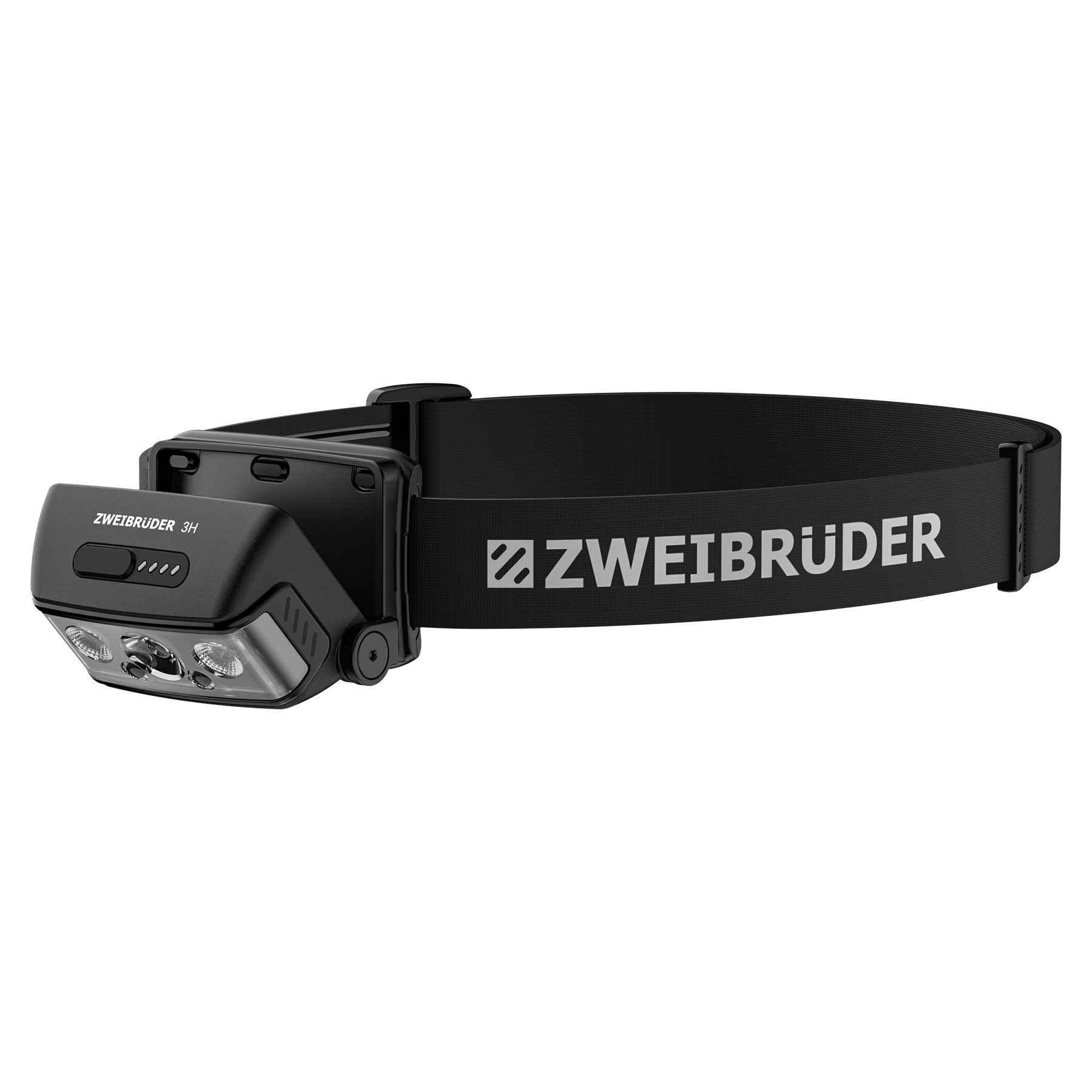 Zweibrüder LED Stirnlampe ZB3H, Focus-Function aufladbar / USB-C Aluminium Housing Rotlicht
