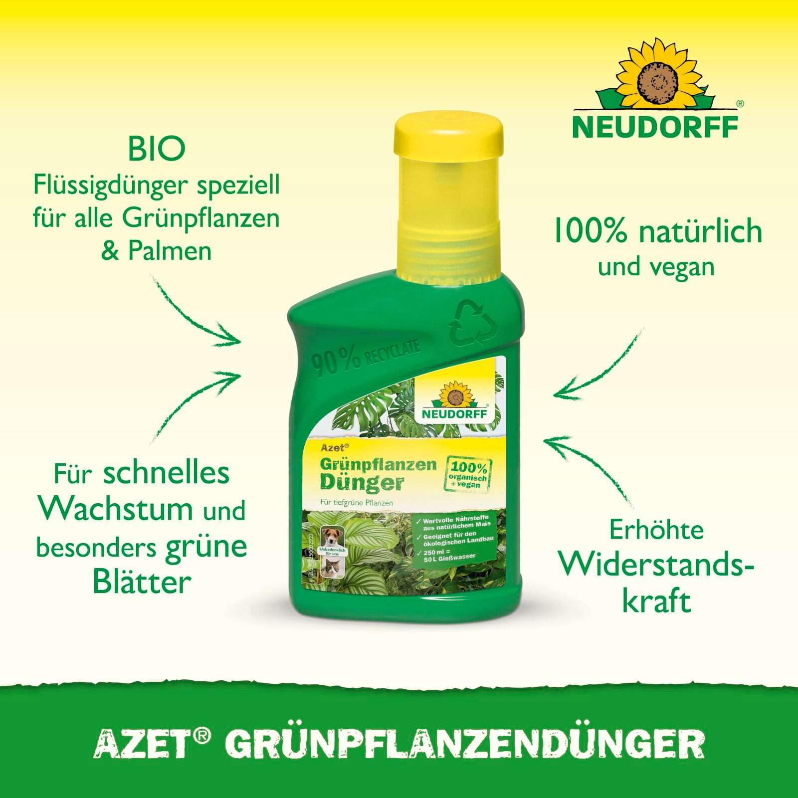 Neudorff Pflanzendünger BioTrissol GrünpflanzenDünger 250 ml