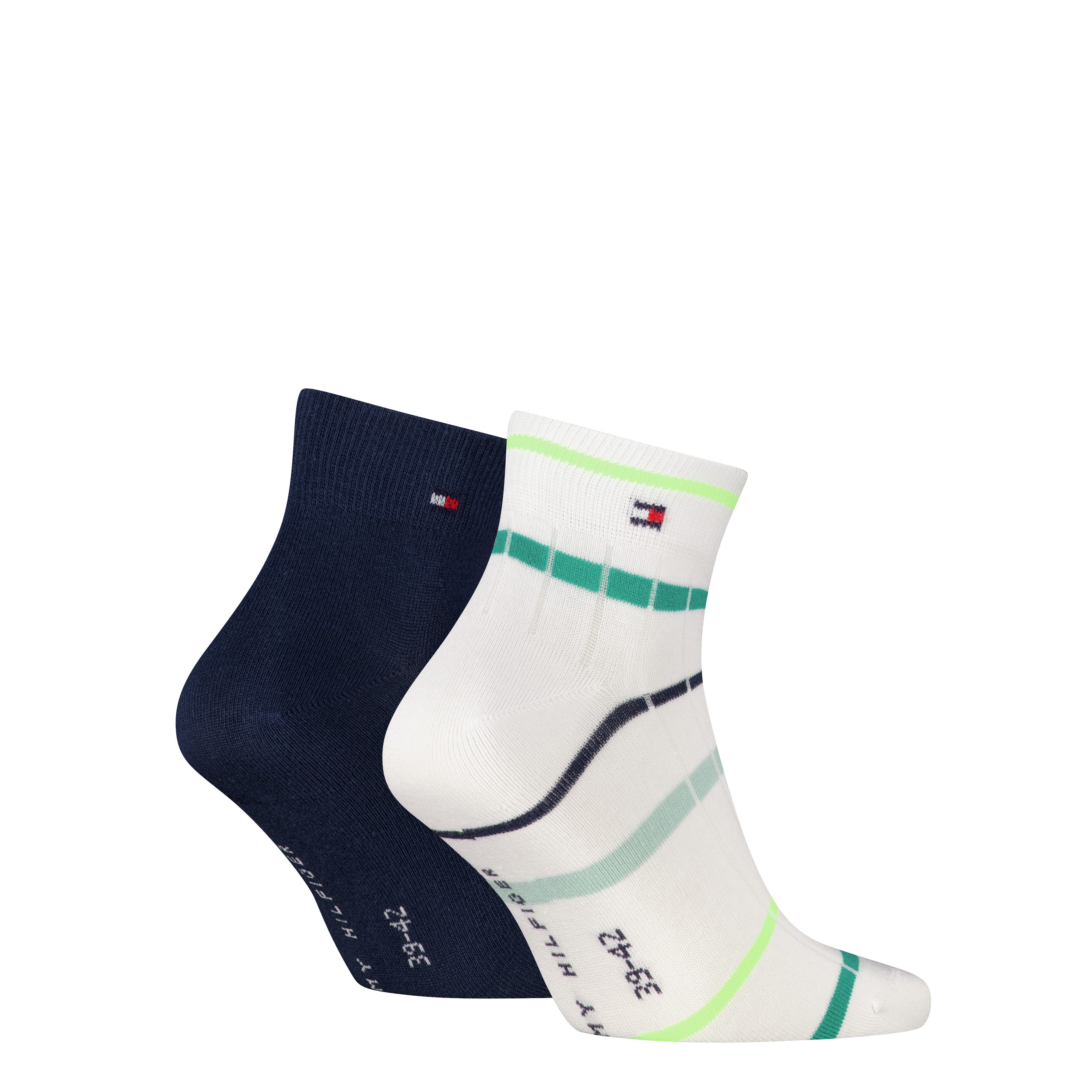 Tommy Hilfiger Kurzsocken TH MEN QUARTER 2P SUMMER BRETON (2 Paar) günstig online kaufen