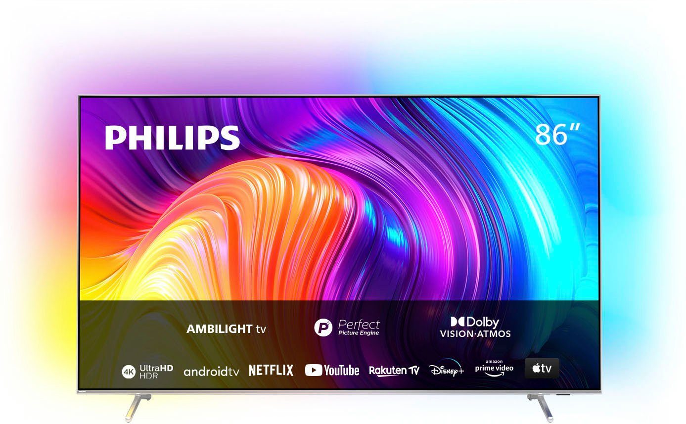 Philips 86PUS8807/12 LED-Fernseher (217 cm/86 Zoll, 4K Ultra HD, Android TV,  Google TV, Smart-TV), 217 cm (86\