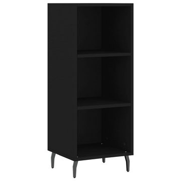 vidaXL Kleiderschrank Regal Highboard Schrank Hochschrank Schwarz 34,5x34x180 cm Holzwerksto