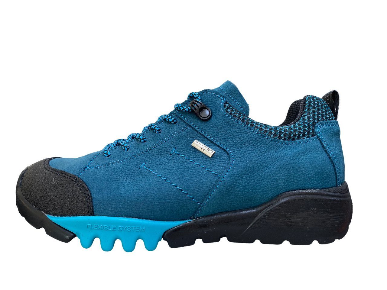 Waldläufer Waldläufer-Tex Damen Schnürschuh H-Amiata 787952-401-124 türkis Trekkingschuh