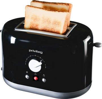 Privileg Toaster PT2870BPH, 2 kurze Schlitze, 870 W