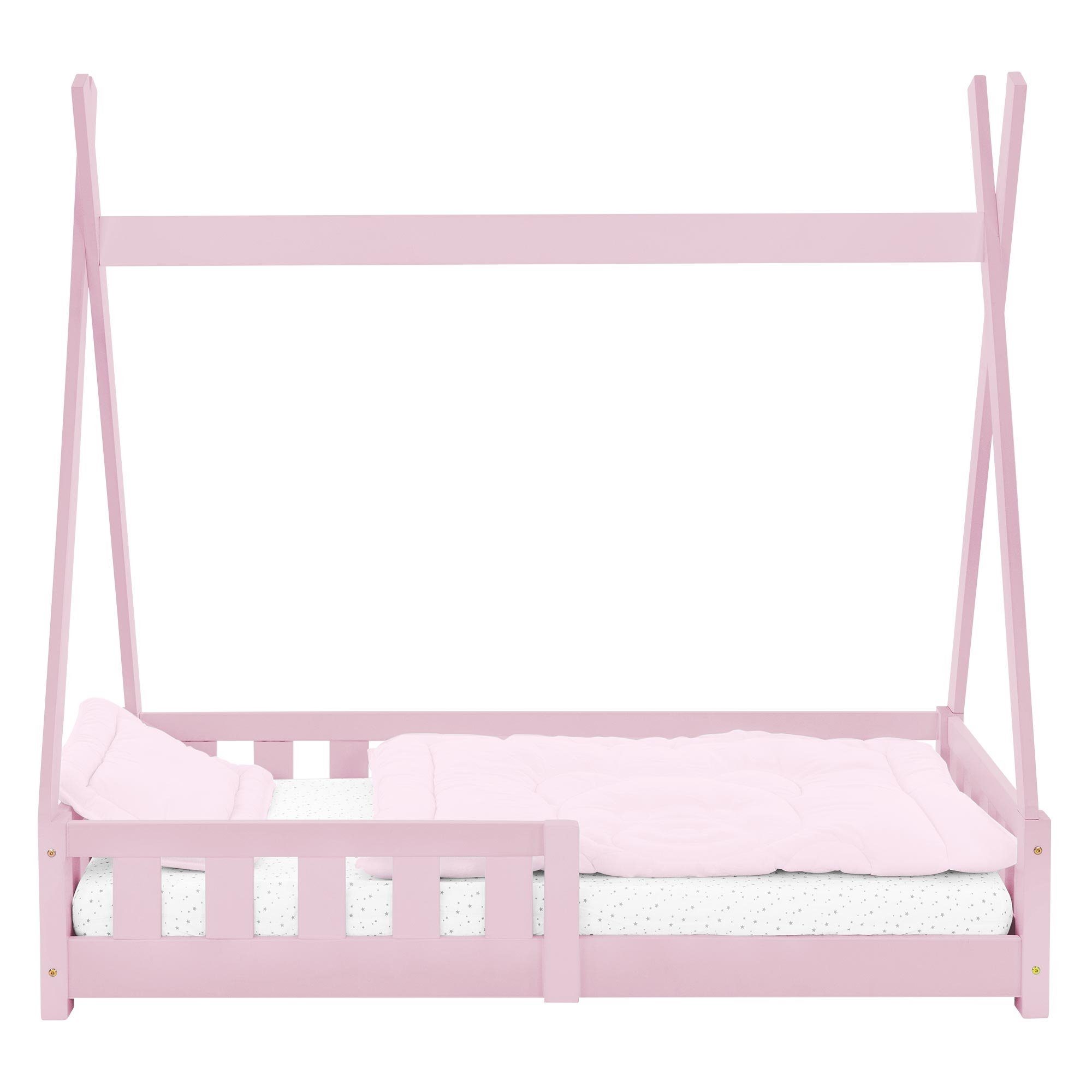 ML-DESIGN Kinderbett Kinderbett mit Rausfallschutz Matratze cm und inkl. 70x140 Lattenrost