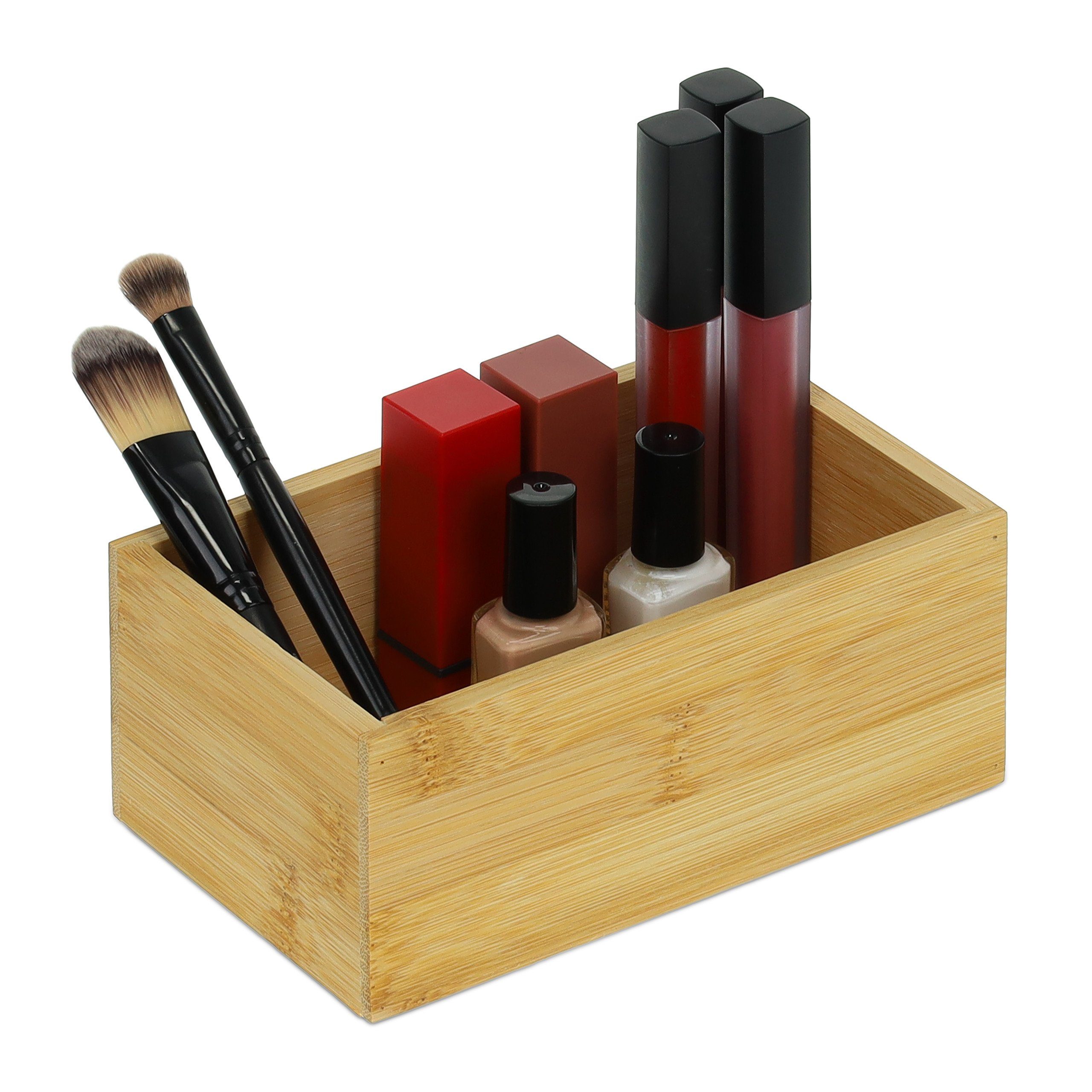 Organizer Bambus Box in Quaderform