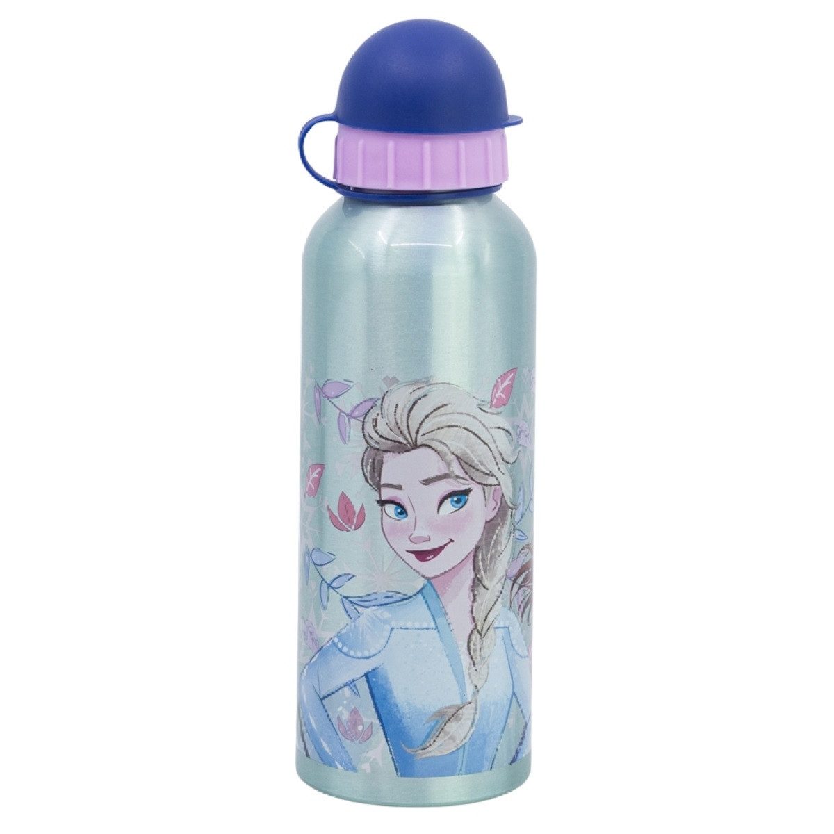 Disney Frozen Trinkflasche Trinkflasche – Aluminium, 530 ml, mit Sicherheitsverschluss