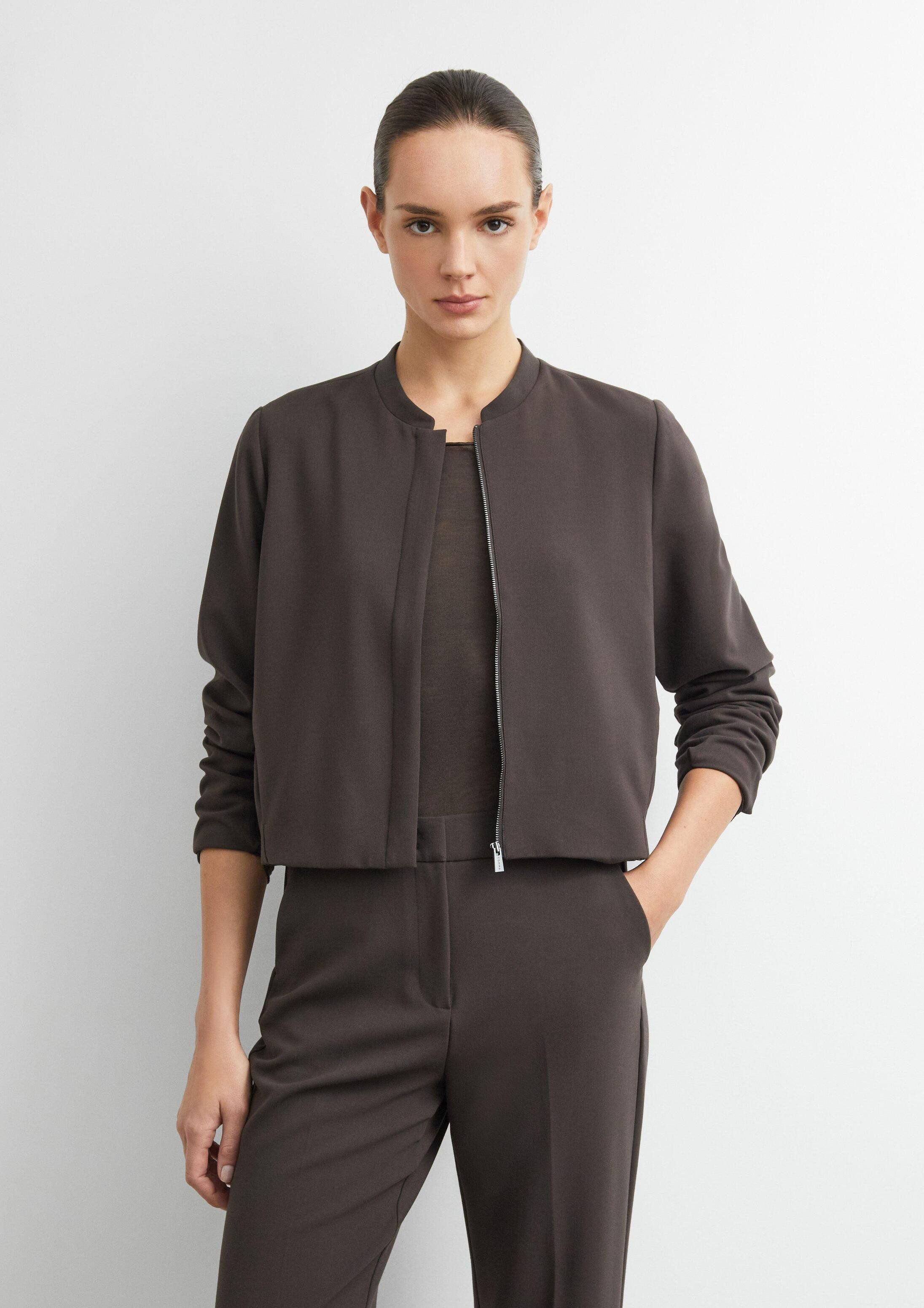 comma Funktionsjacke Indoor-Jacke Blouson aus Viskosemix