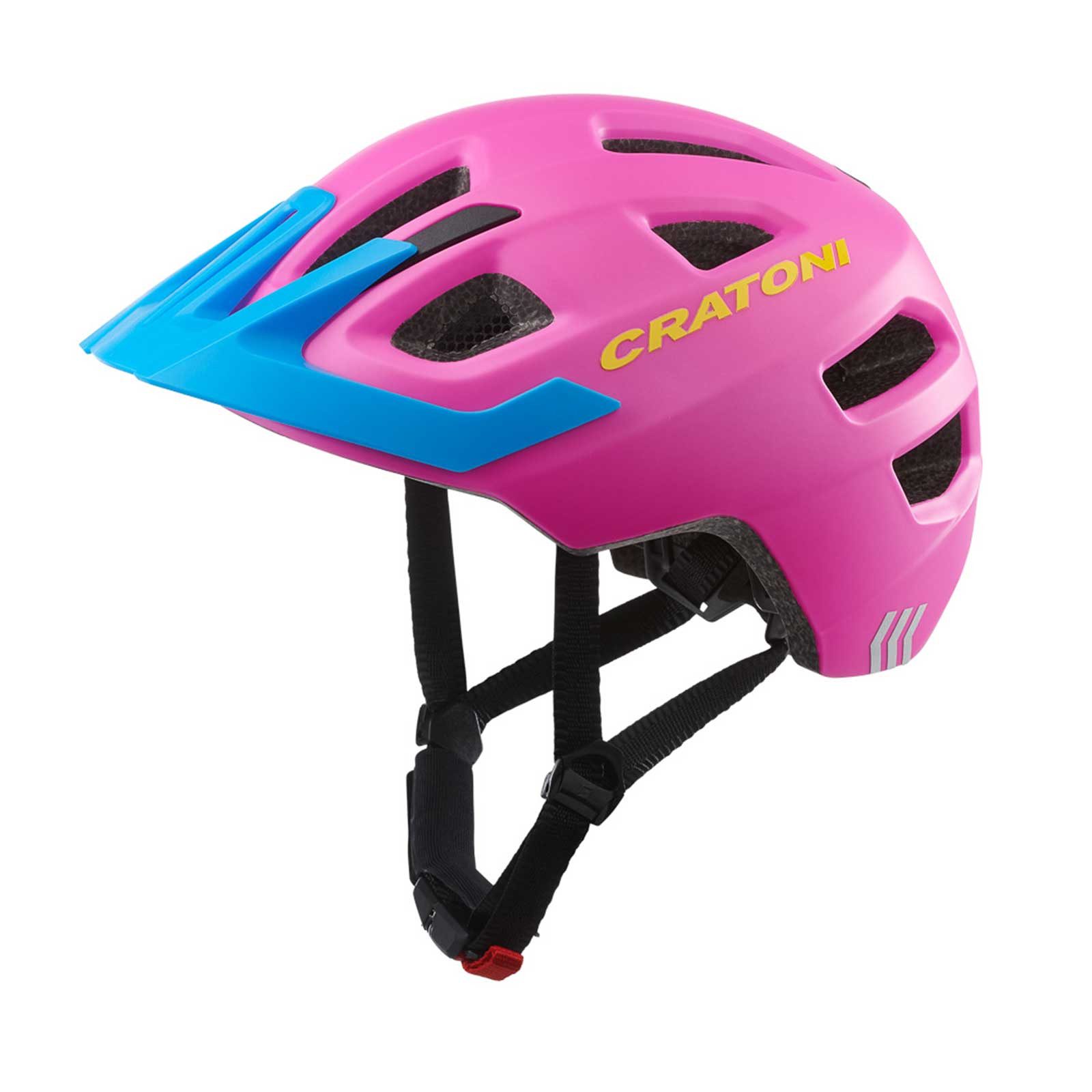 Cratoni Fahrradhelm Maxster PRO #21 matt pink/blau