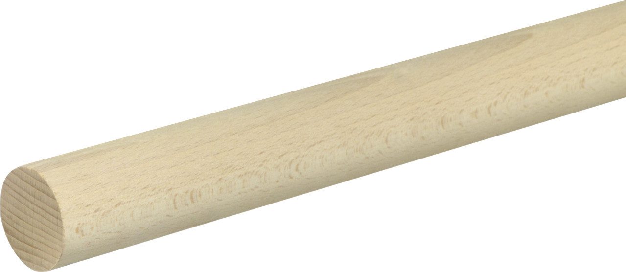 FN Neuhofer Sockelleisten-Zwischenstücke FN Neuhofer Rundstab glatt 100 cm 40 x 40 mm