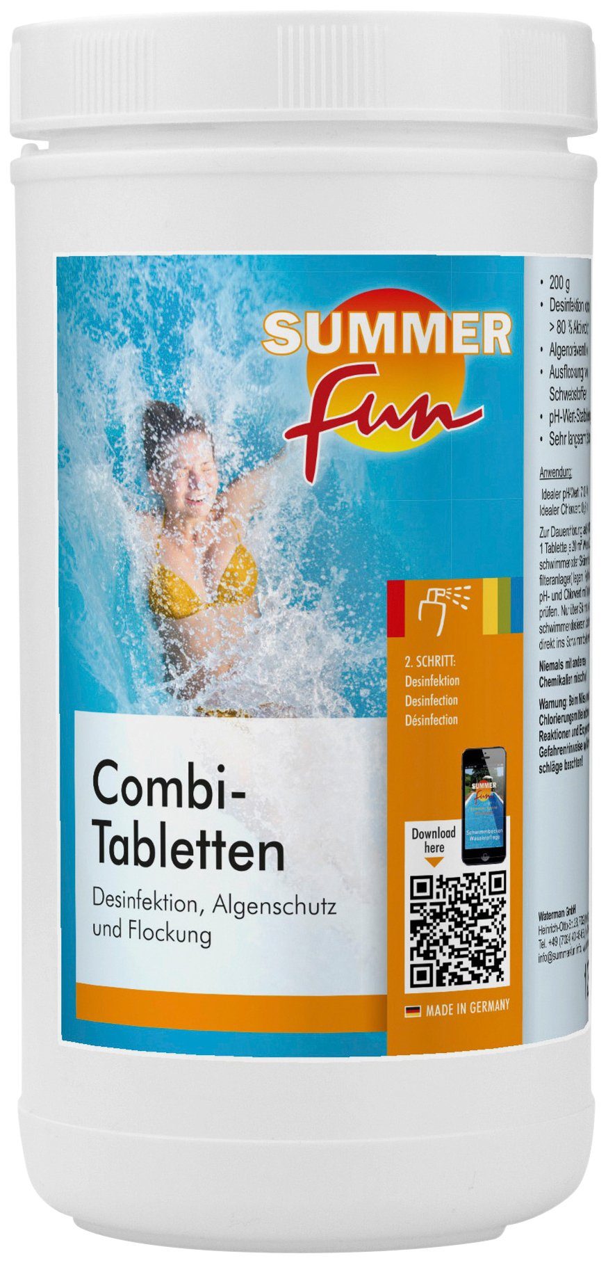 SUMMER FUN Poolpflege »Combi-Tabletten«, 1,2 kg | OTTO