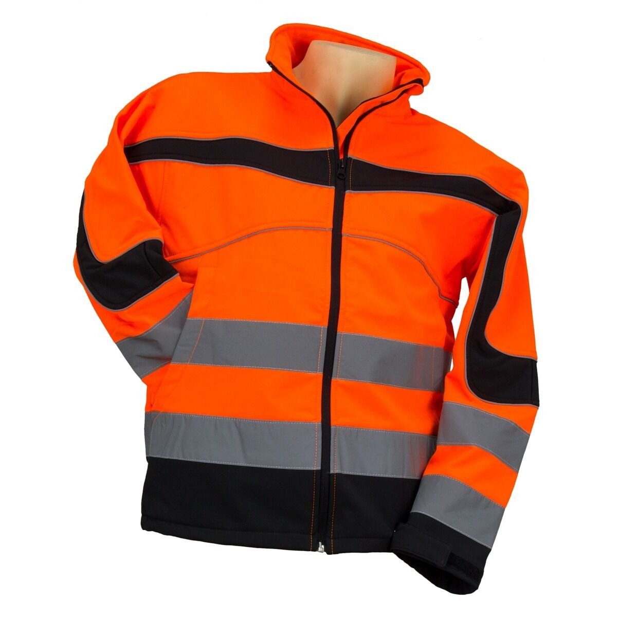 Urgent Arbeitsjacke Arbeitsjacke Softshell Wasserdicht Winterjacke Warnjacke (SOFT-URGNEO) ohne Kapuze