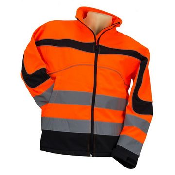 Urgent Arbeitsjacke Arbeitsjacke Softshell Wasserdicht Winterjacke Warnjacke (SOFT-URGNEO) neon, ohne Kapuze