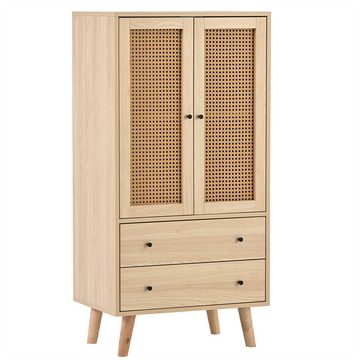 XDeer Unterbettkommode Esszimmer Wohnzimmer Sideboard Kommode Stehschrank Aufbewahrung, Sideboard TV-Tisch mit Türen und Schubladen Sideboard