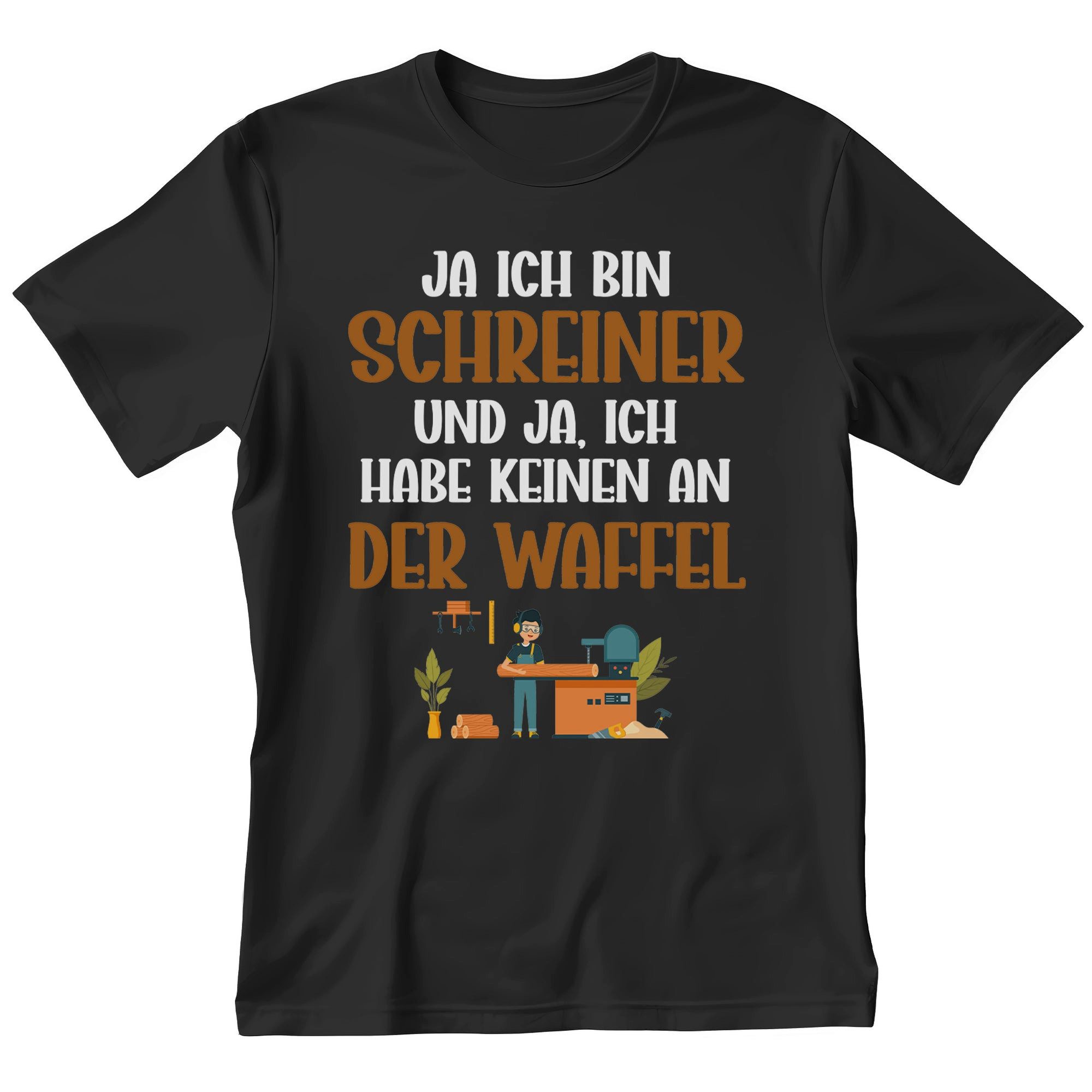 T-Shirt Schreiner Geschenk Männer Spruch Beruf Abschluss