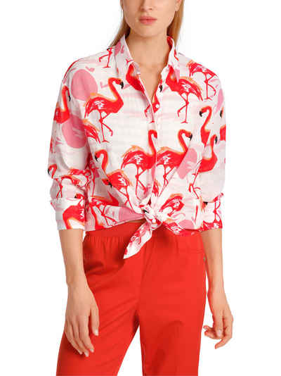 Marc Cain Hemdbluse "Collection Summer Flash" Premium Damenmode Lässige Hemdbluse aus Baumwolle