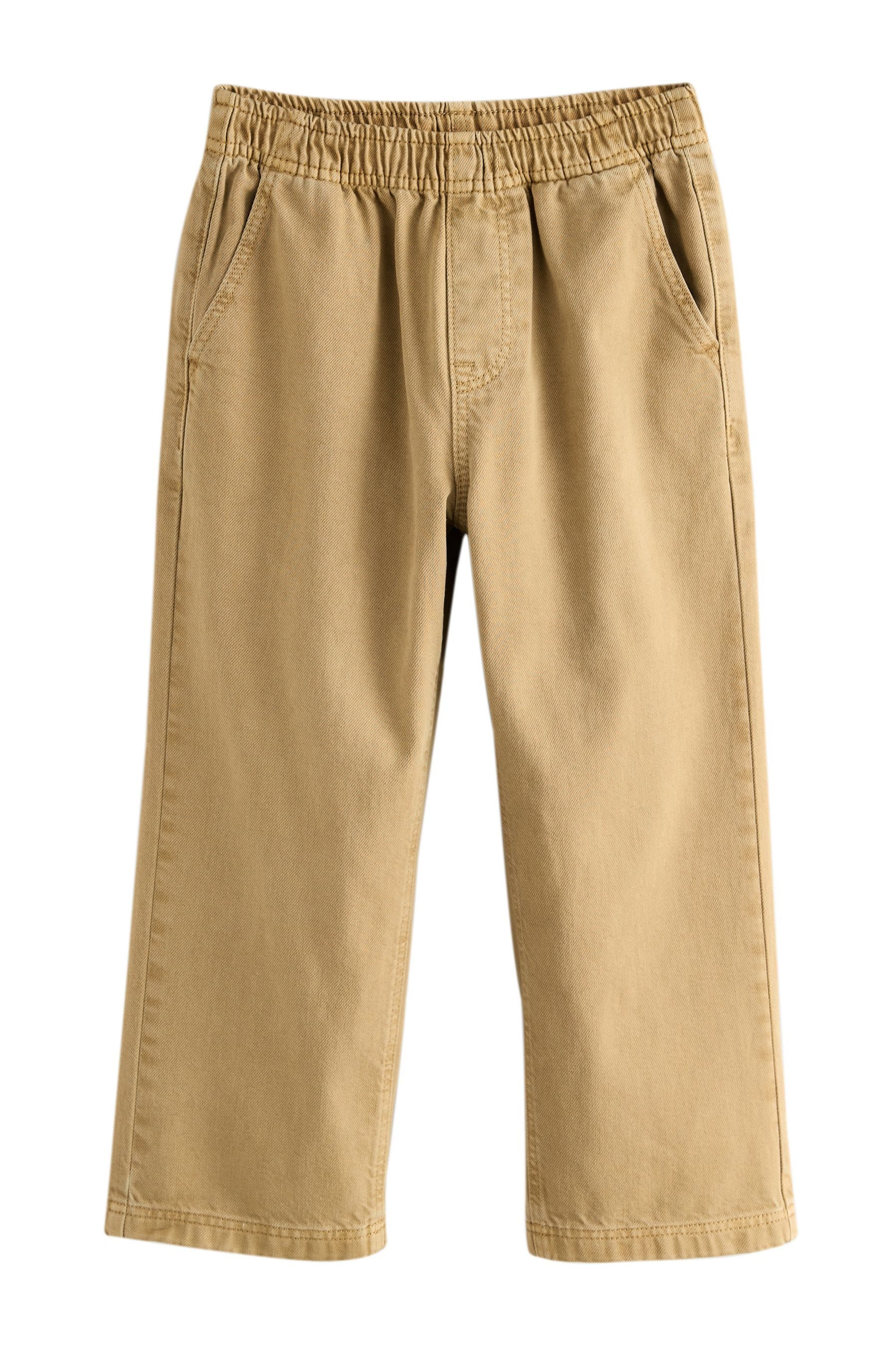 Weite Jeans Schlupf-Jeans aus Twill, weite Passform