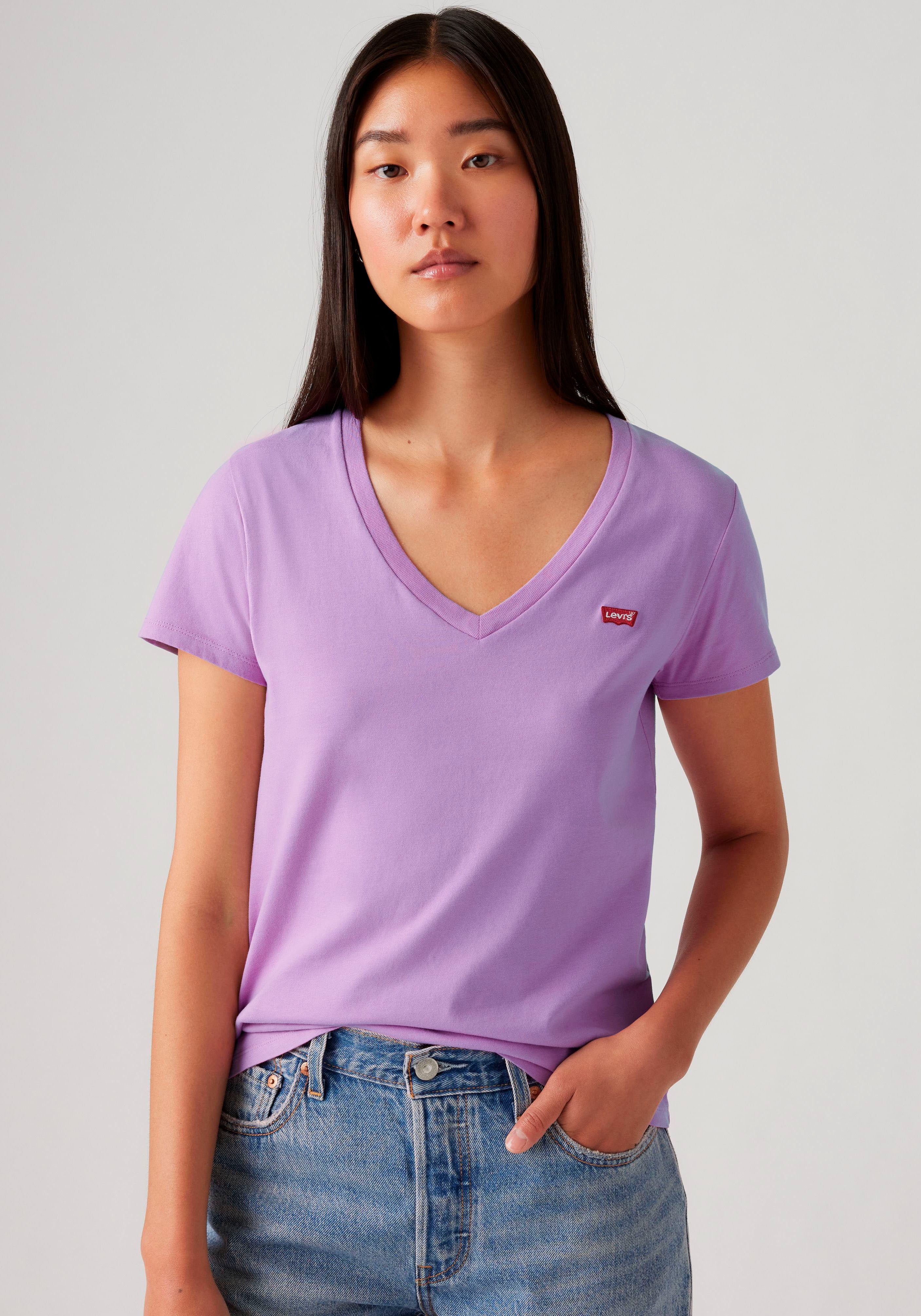 Levi's® V-Shirt Perfect Tee mit kleinem Batwing- Logo