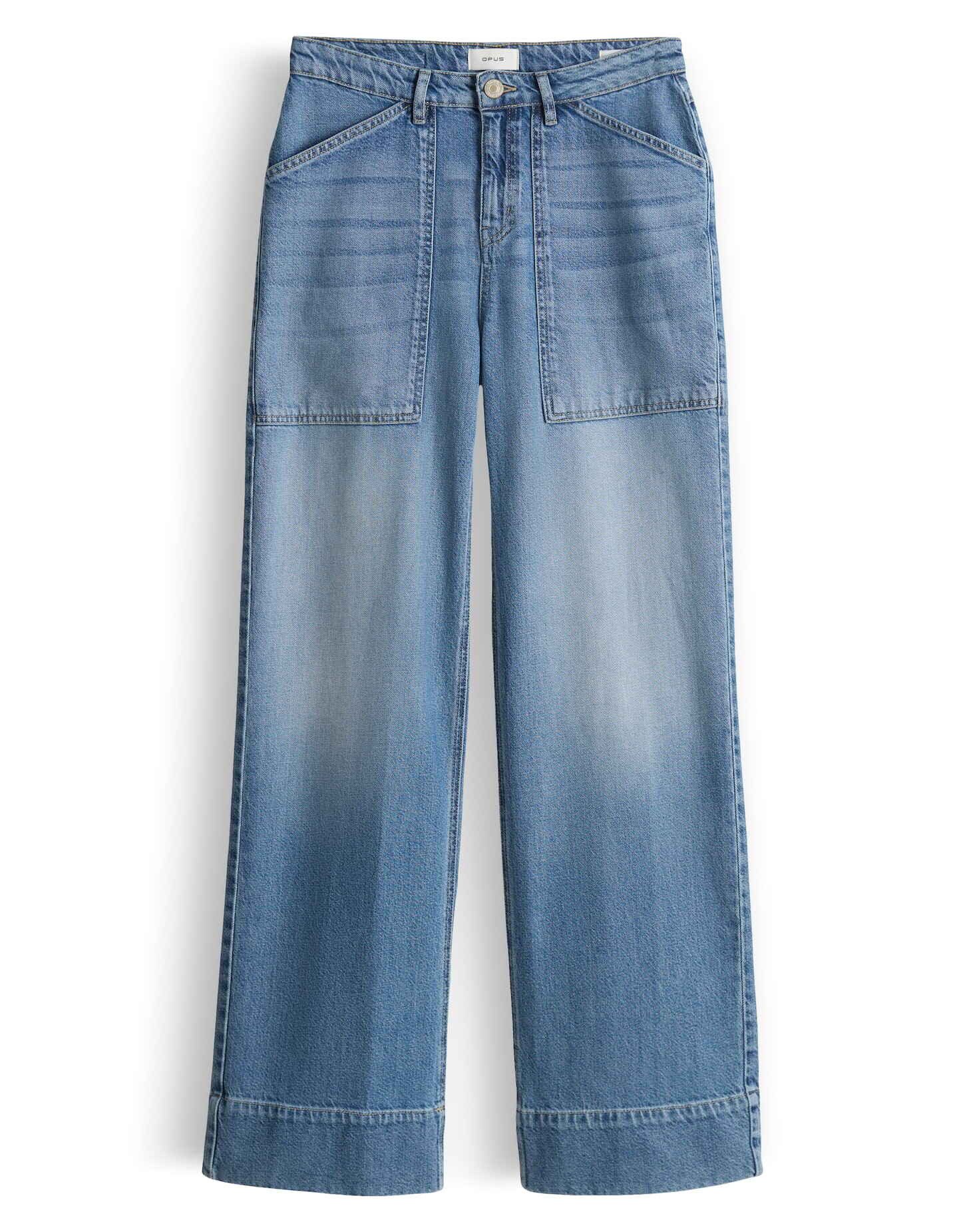 OPUS Weite Jeans MIVA COMFY Wide Leg Jeans aus Baumwoll-Mix Weites Bein, Ei günstig online kaufen