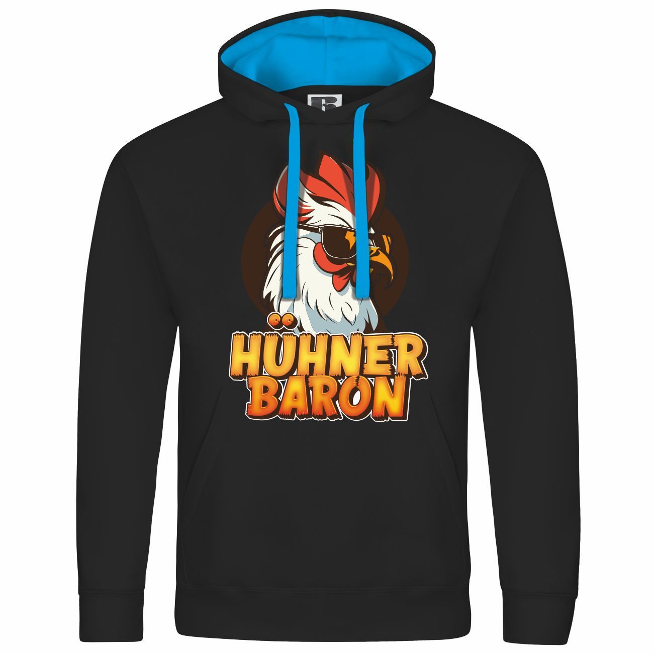 Kapuzenpullover Herren Kapuzenpullover Hühnerbaron