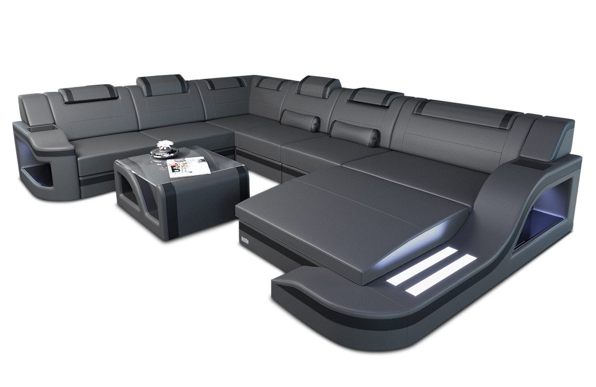 Sofa Dreams Wohnlandschaft Ledercouch Sofa Leder günstig online kaufen
