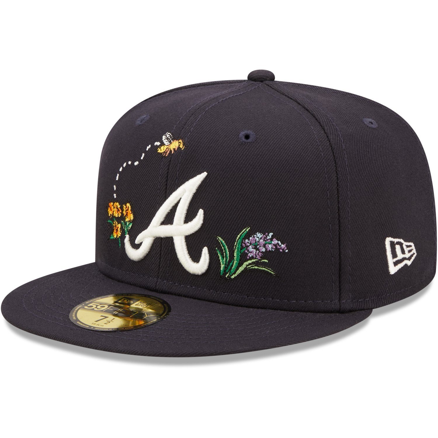 New Era Fitted Cap 59Fifty WATER FLORAL Atlanta Braves