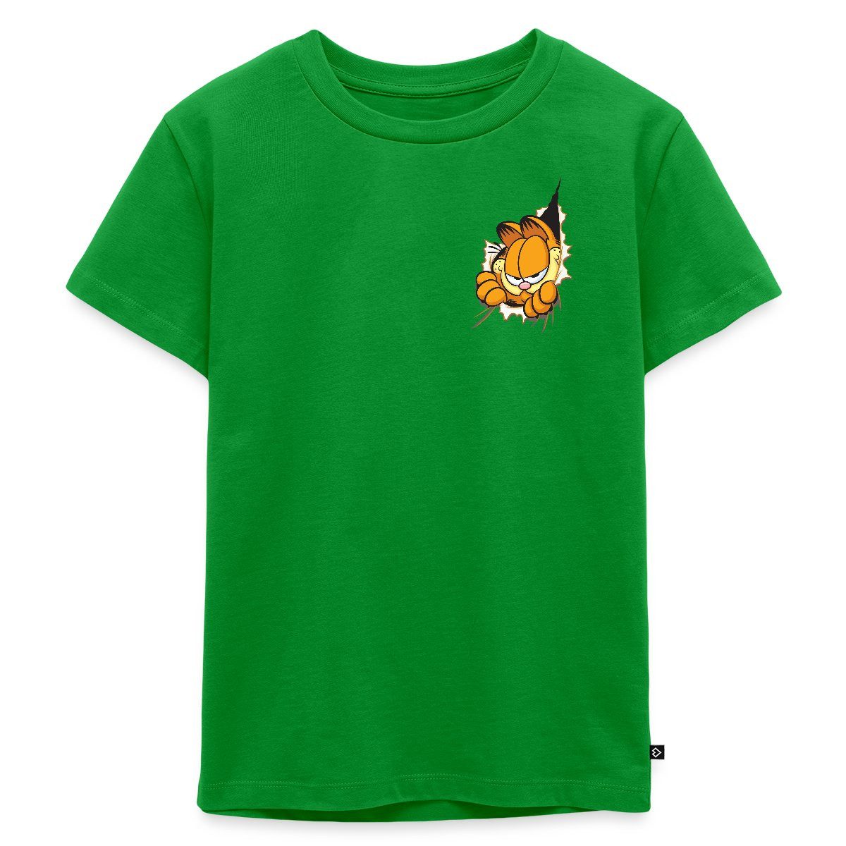 T-Shirt Garfield Hier Ist Garfield Kinder Premium T-Shirt