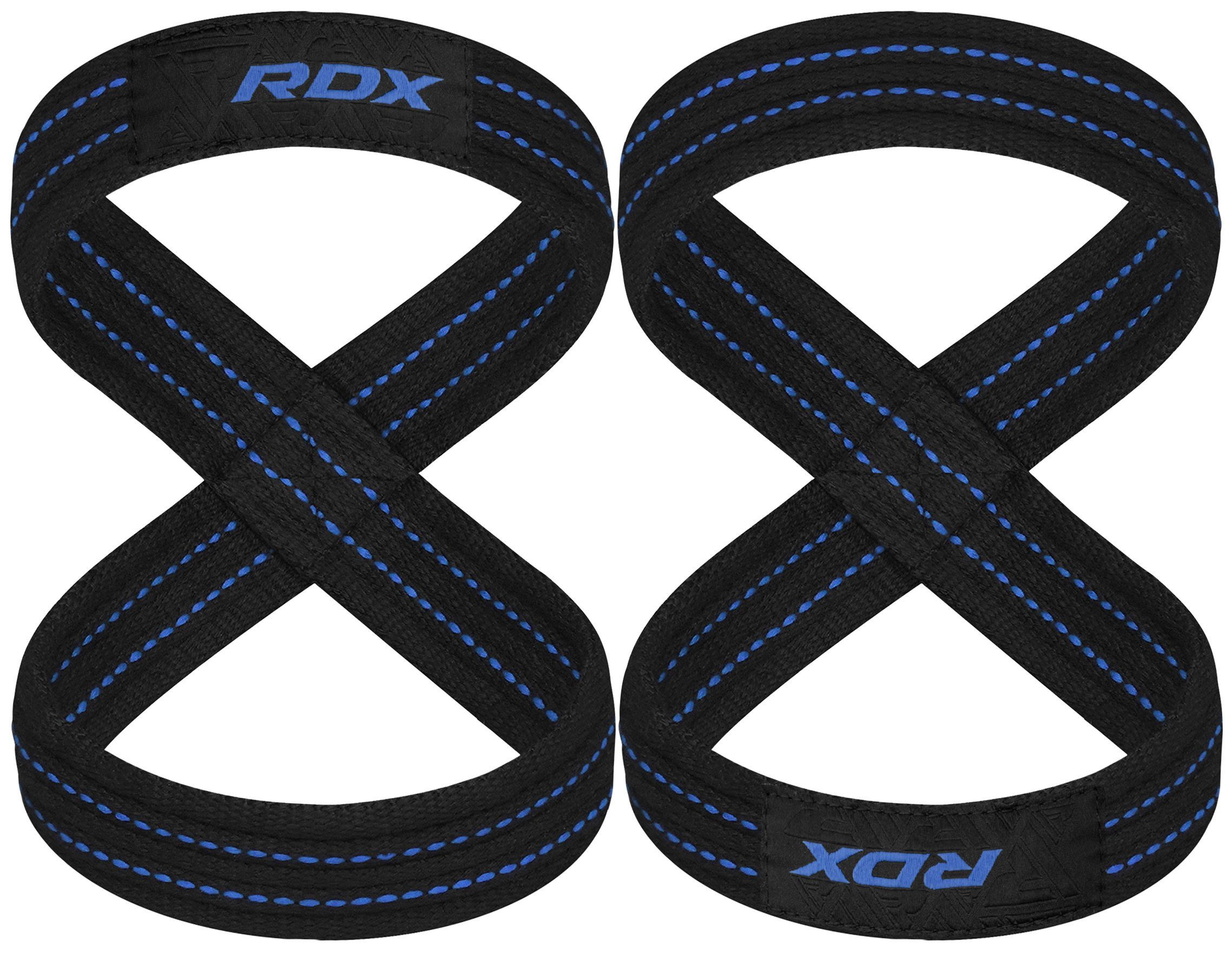 RDX Trainingsband RDX Weight Lifting Powerlifting Bodybuilding Männer, für Straps Wrist BLUE