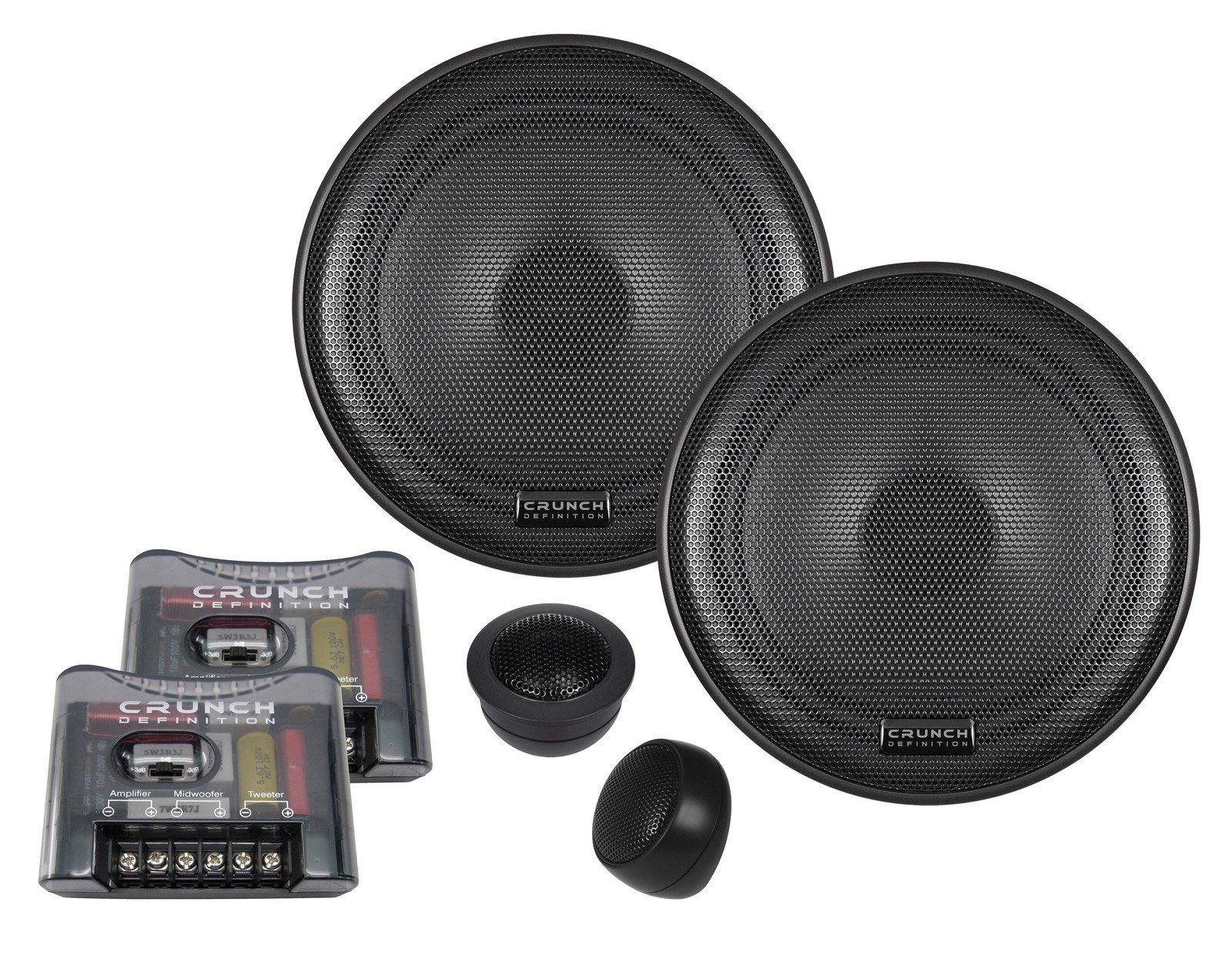 Crunch Crunch DSX-6.2C Lautsprecher Kompo-System 16,5 cm Auto-Lautsprecher