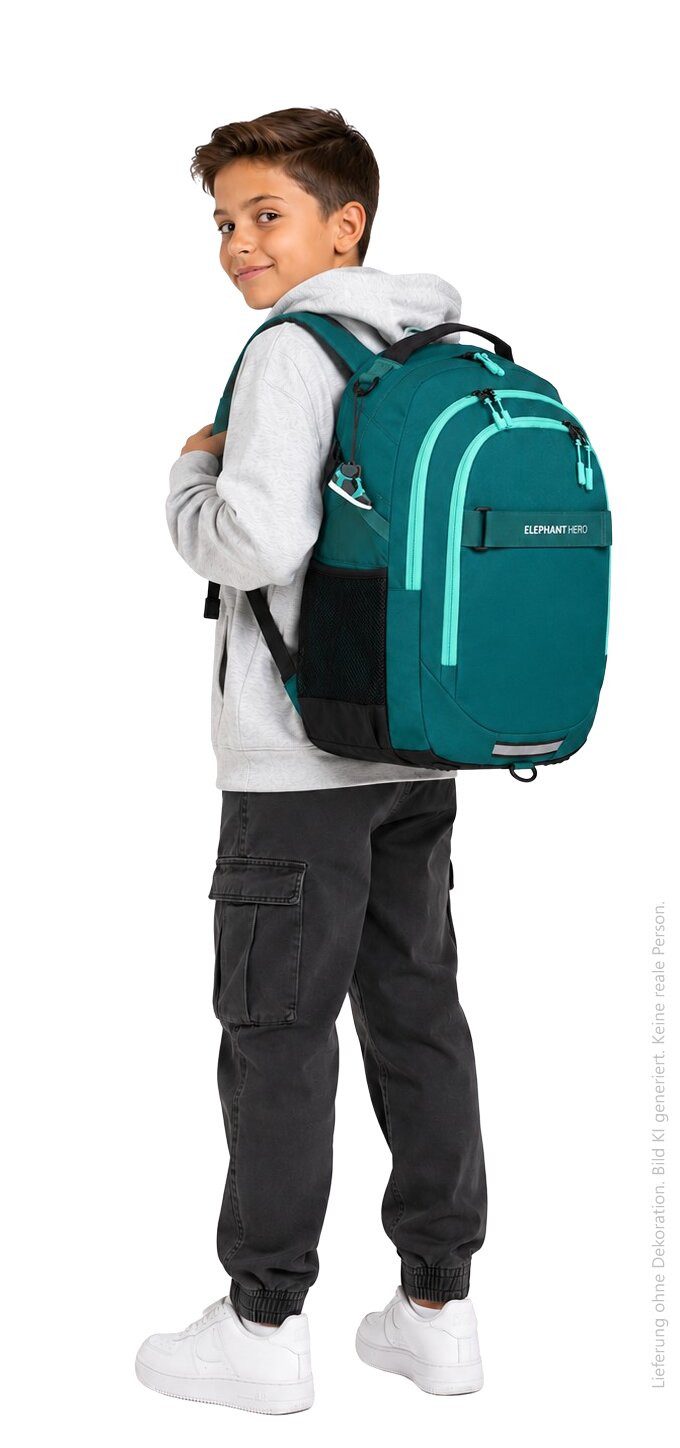 ELEPHANT Schulrucksack Hero Signature Schultasche, Rucksack, Schulmappe – Bild 3 von 5