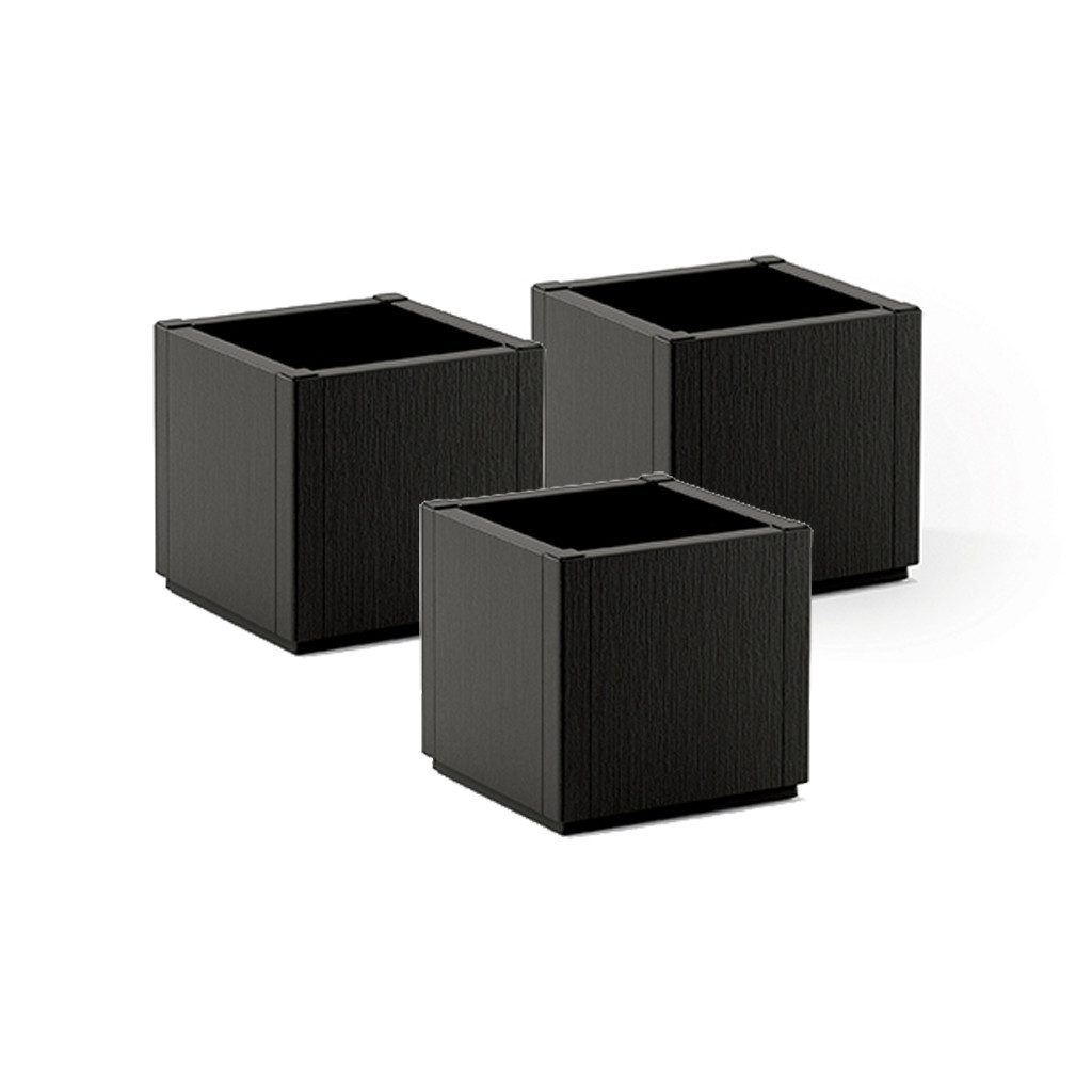 Kreher Pflanzkübel 'Ethica' in strukturierter Optik schmale Version (Farbe/Set wählbar) (3 St)