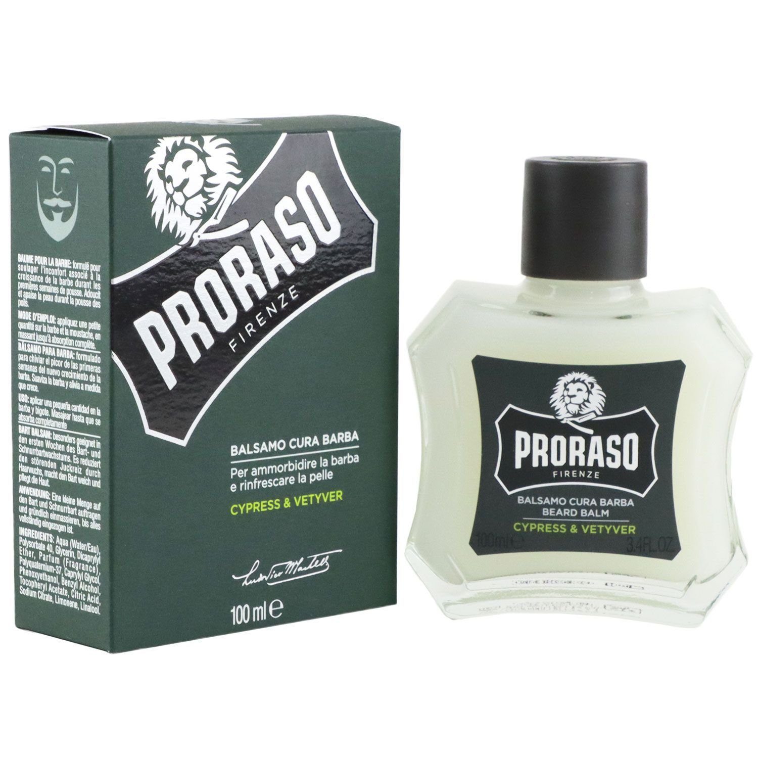 After-Shave PRORASO ml Beard Vetyver Cypress & Balm 100