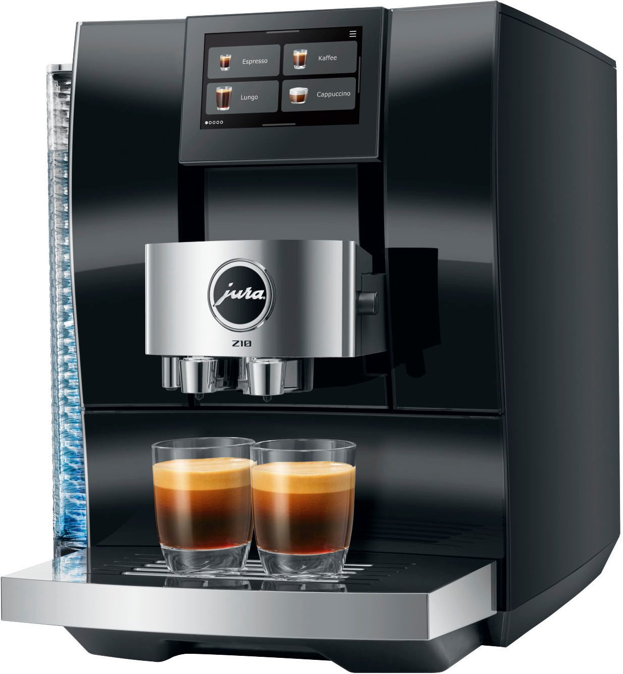 JURA Kaffeevollautomat 15615 Z10 Diamond Black (EB), 51 Spezialitäten, Touch, Light & Cold Brew schwarz